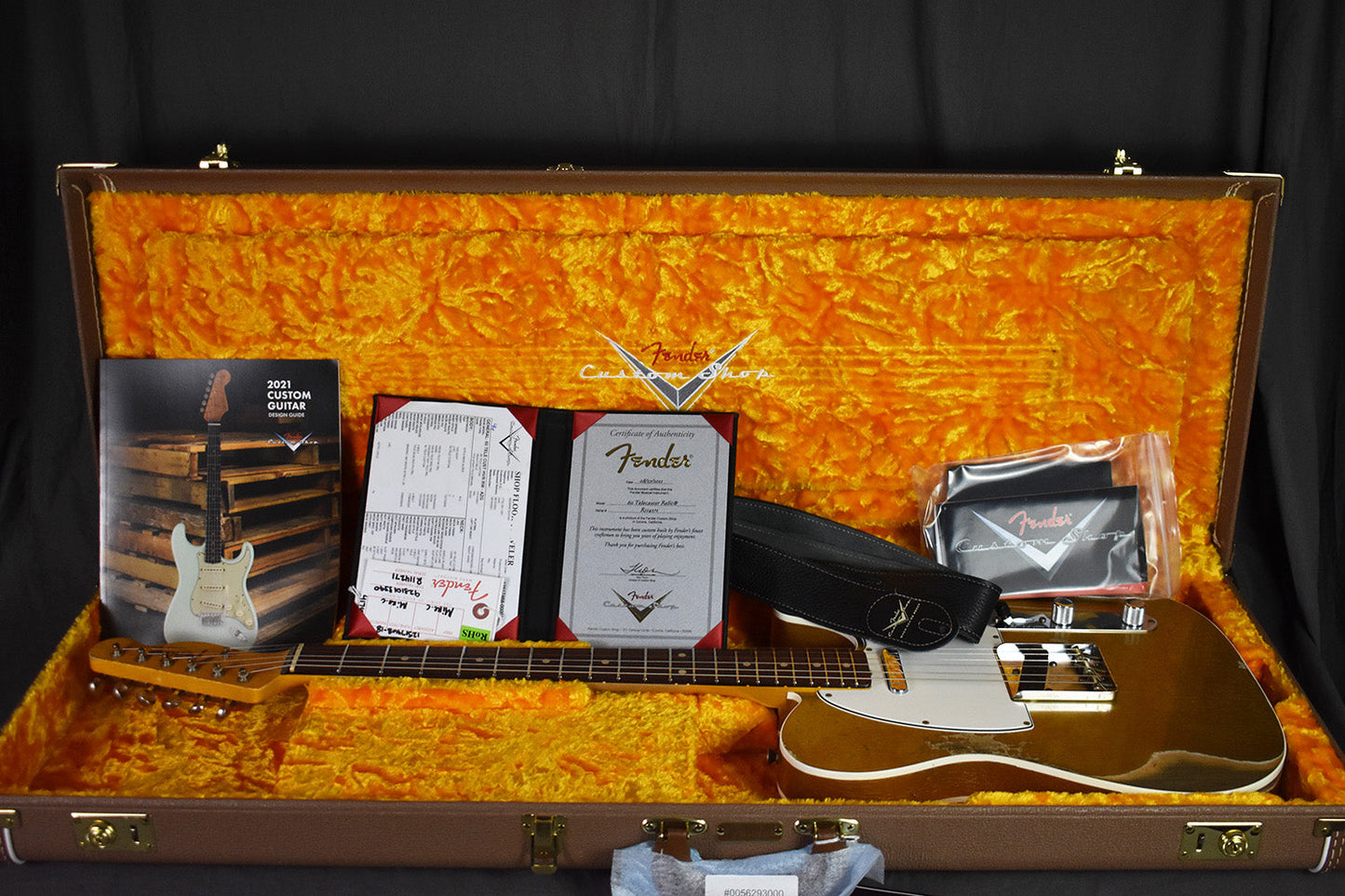 2021 Fender Custom Shop 1960 Telecaster Custom Heavy Relic Aztec Gold