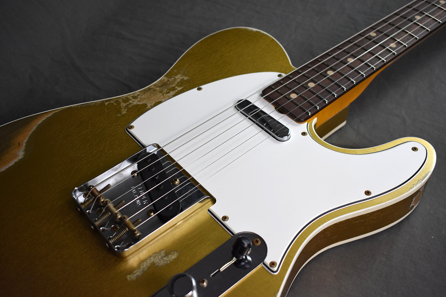 2021 Fender Custom Shop 1960 Telecaster Custom Heavy Relic Aztec Gold