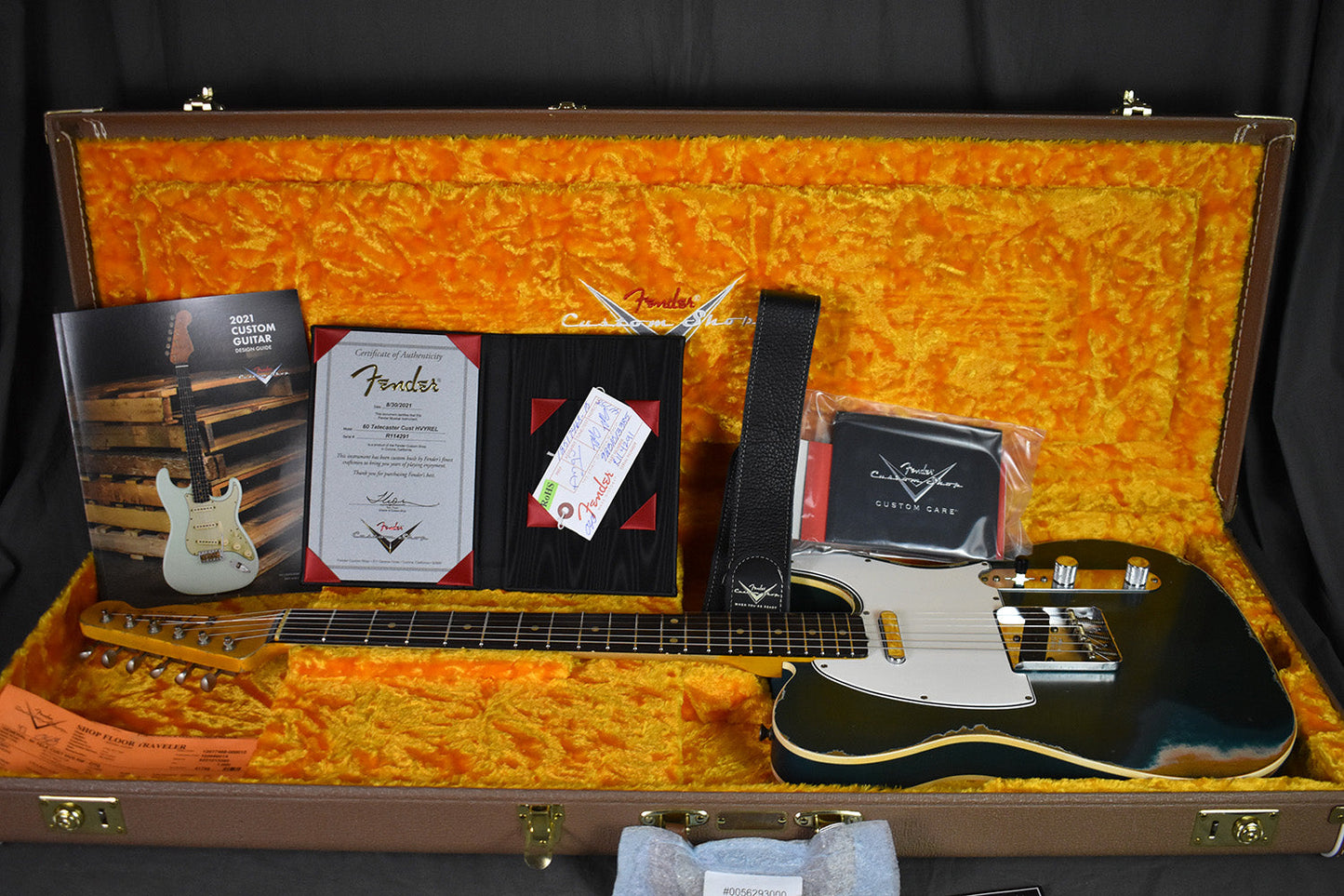 2021 Fender Custom Shop 1960 Telecaster Custom Heavy Relic Ocean Turquoise