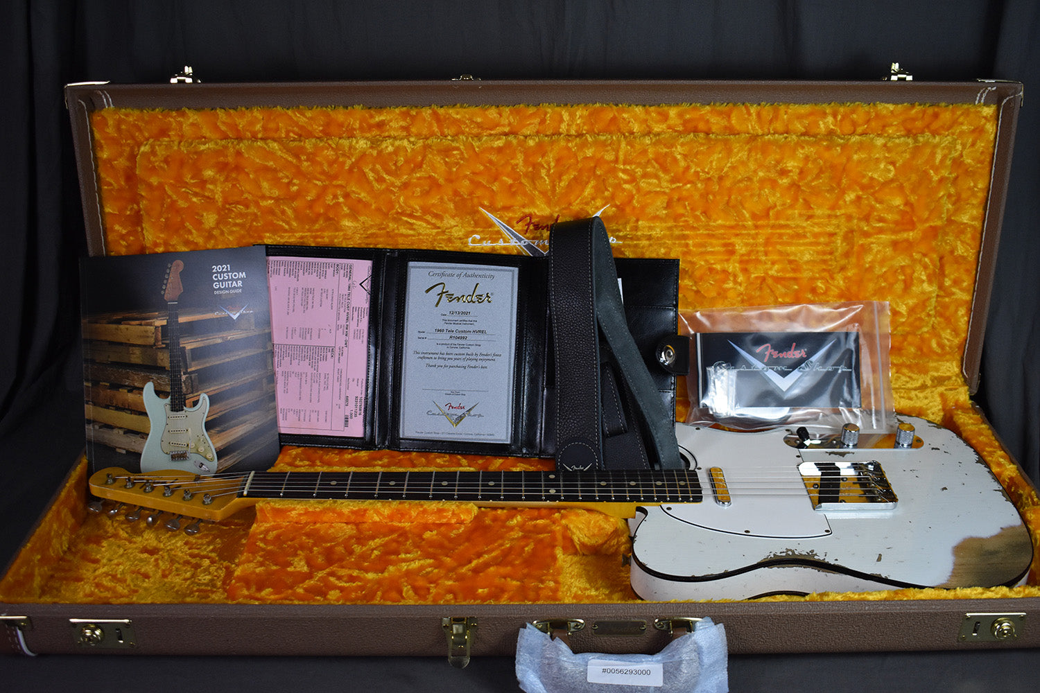 2021 Fender Custom Shop 1960 Telecaster Custom Heavy Relic Olympic White