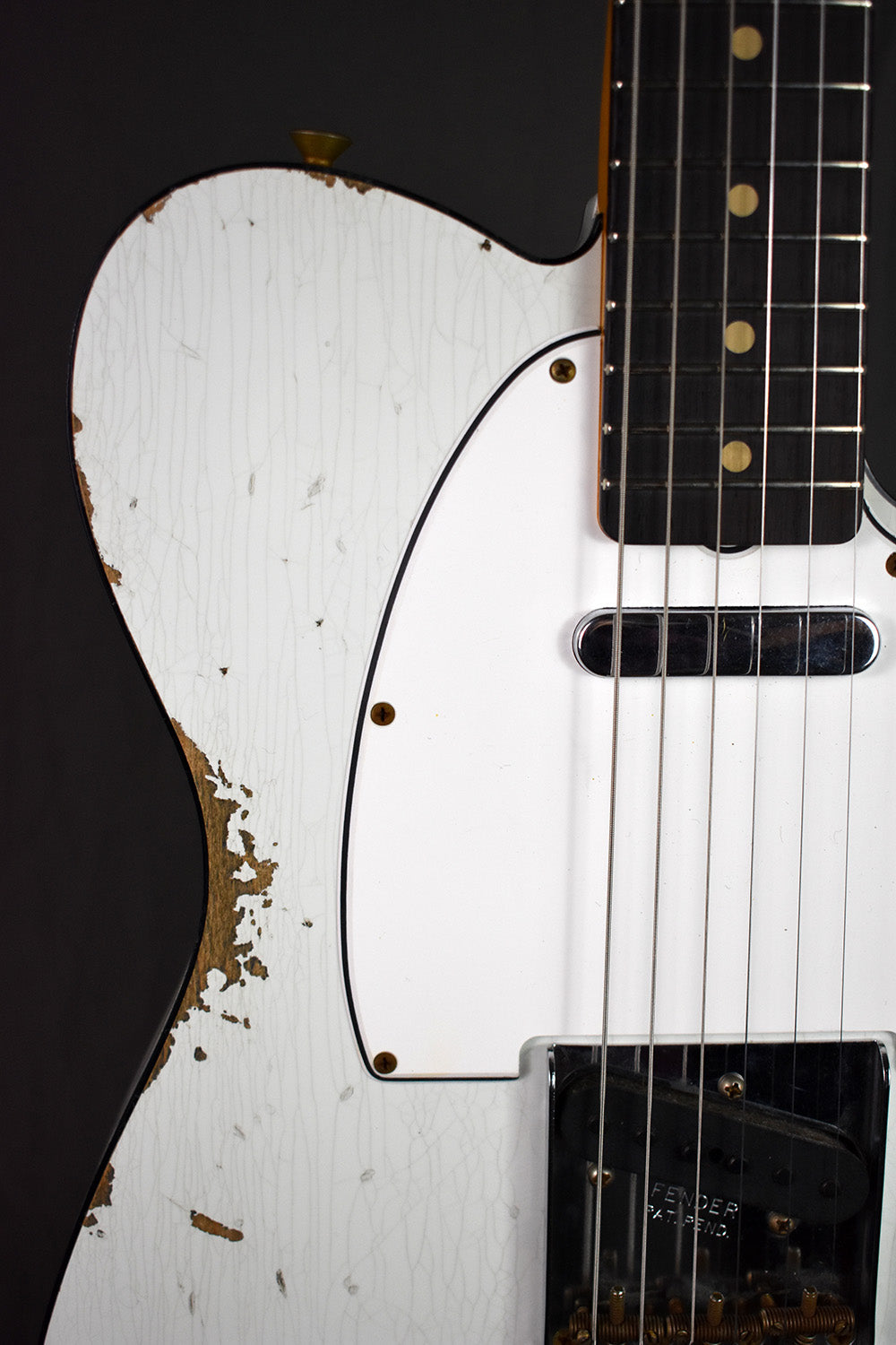 2021 Fender Custom Shop 1960 Telecaster Custom Heavy Relic Olympic White