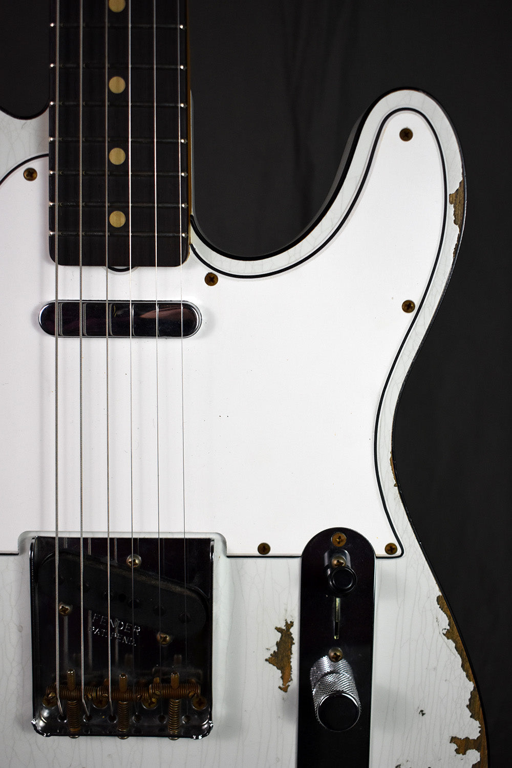 2021 Fender Custom Shop 1960 Telecaster Custom Heavy Relic Olympic White