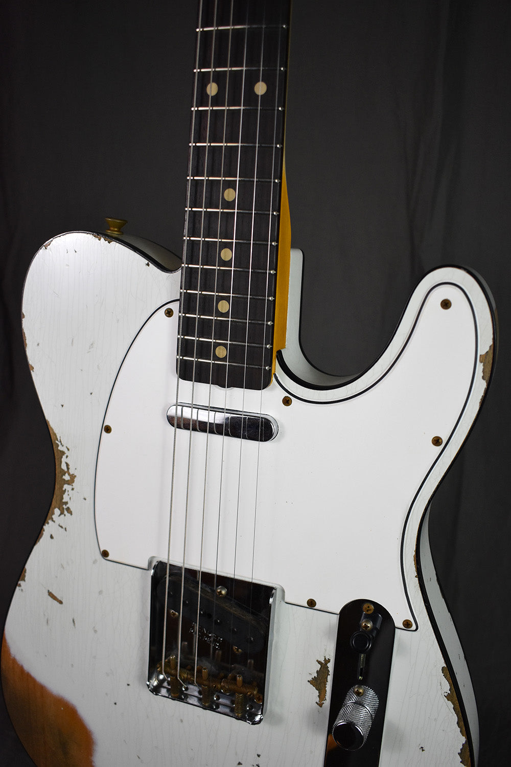 2021 Fender Custom Shop 1960 Telecaster Custom Heavy Relic Olympic White