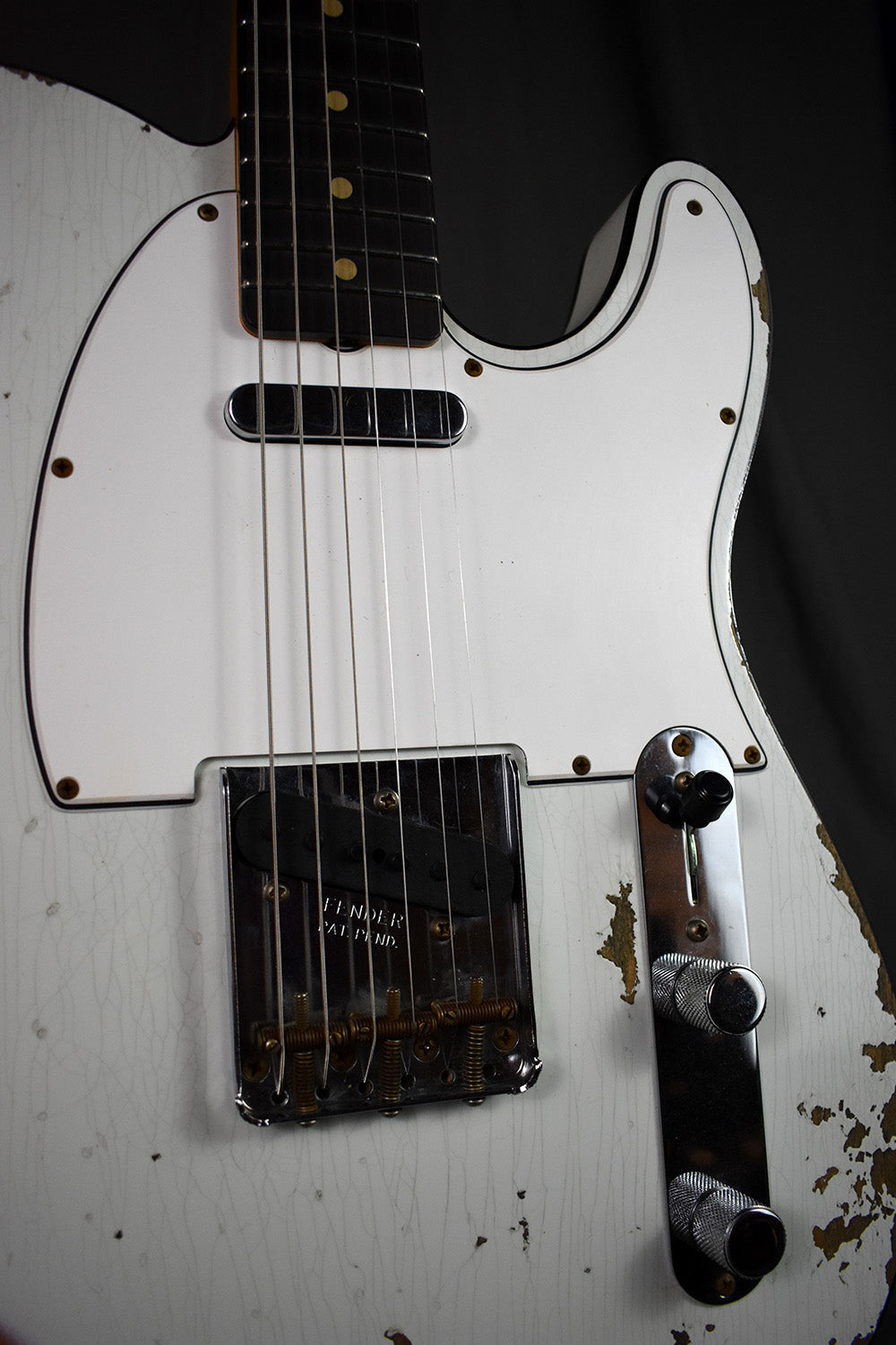 2021 Fender Custom Shop 1960 Telecaster Custom Heavy Relic Olympic White