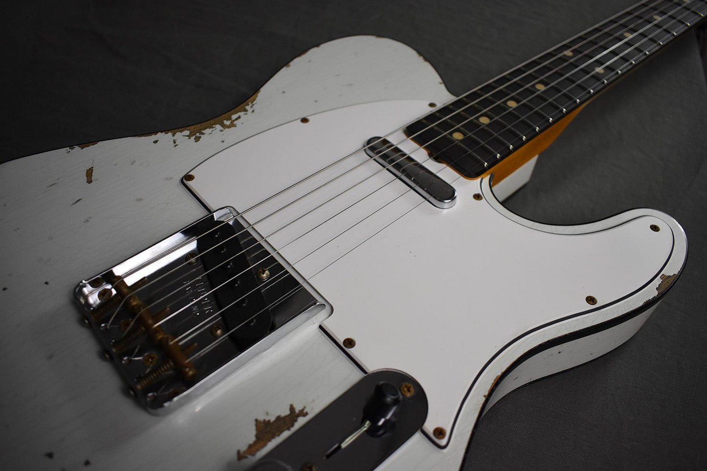 2021 Fender Custom Shop 1960 Telecaster Custom Heavy Relic Olympic White