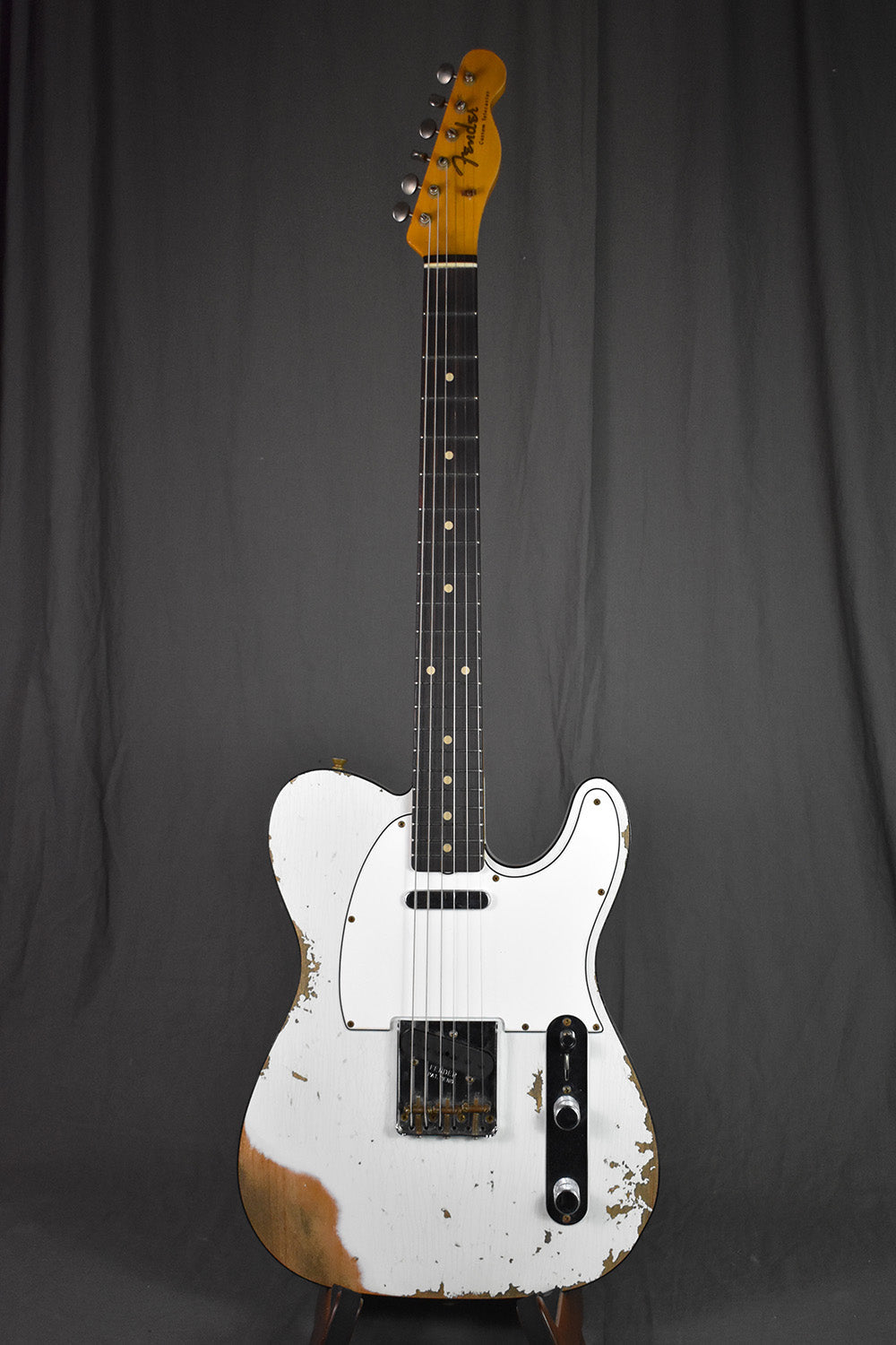 2021 Fender Custom Shop 1960 Telecaster Custom Heavy Relic Olympic White
