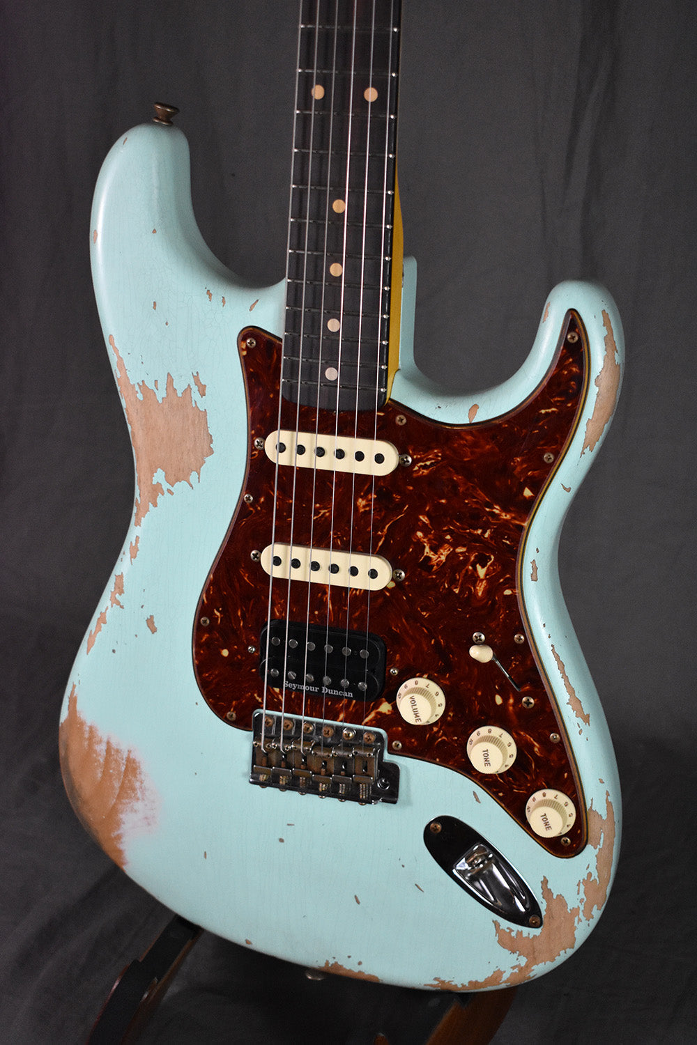2021 Fender Custom Shop '62 Stratocaster HSS Heavy Relic Surf Green