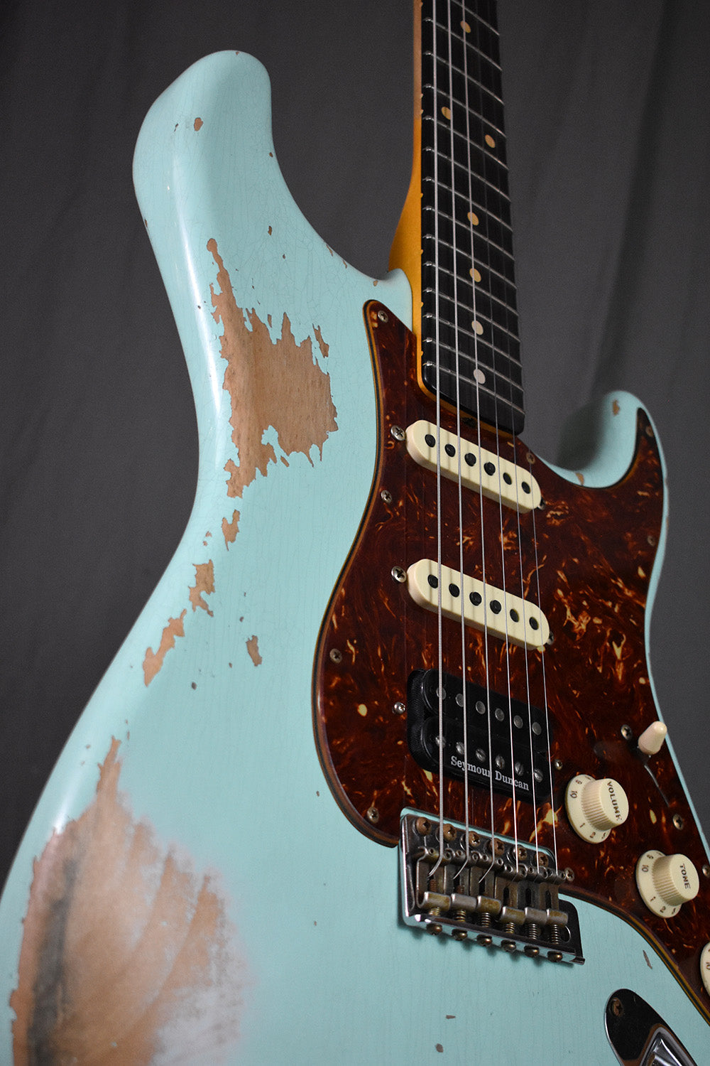 2021 Fender Custom Shop '62 Stratocaster HSS Heavy Relic Surf Green