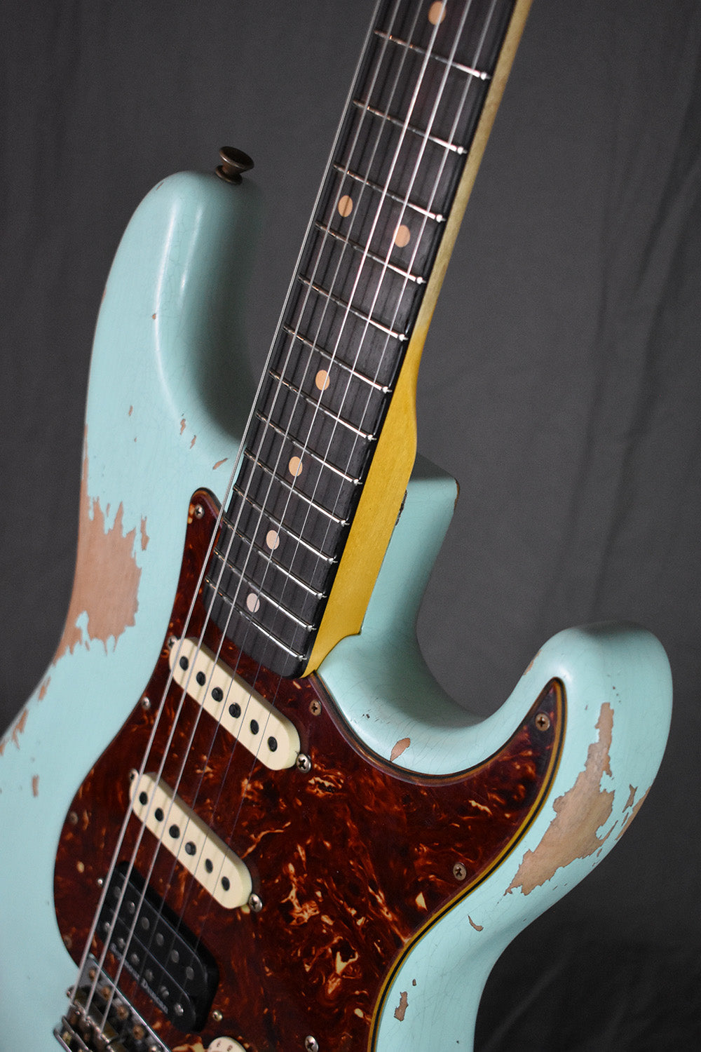 2021 Fender Custom Shop '62 Stratocaster HSS Heavy Relic Surf Green