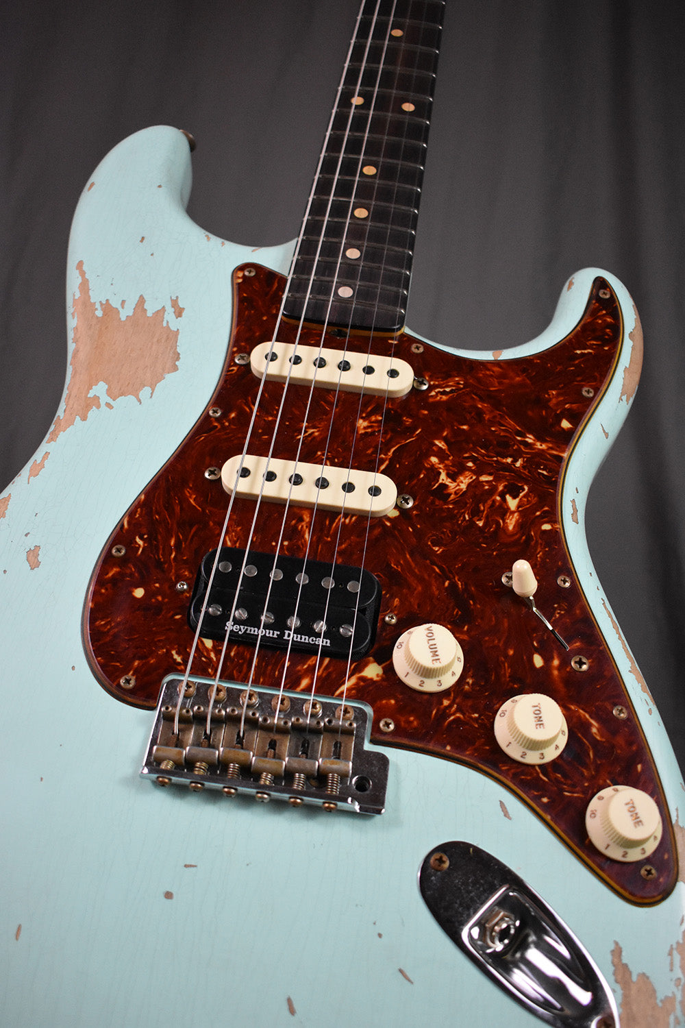 2021 Fender Custom Shop '62 Stratocaster HSS Heavy Relic Surf Green