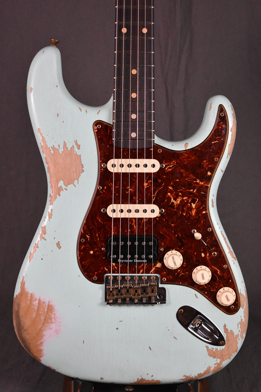 2021 Fender Custom Shop '62 Stratocaster HSS Heavy Relic Surf Green