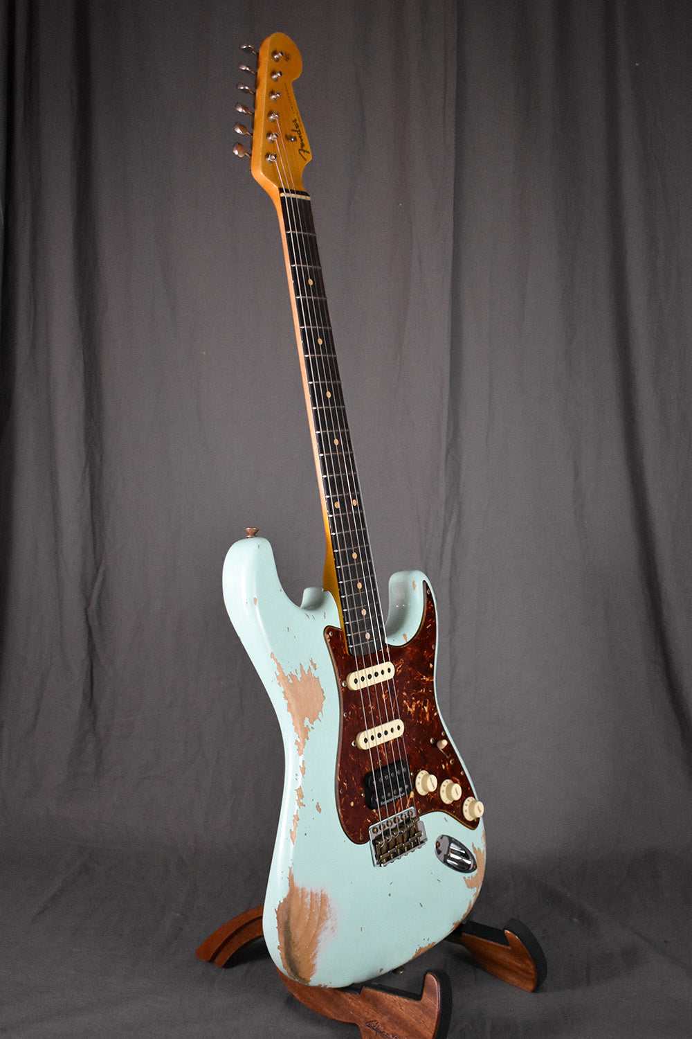2021 Fender Custom Shop '62 Stratocaster HSS Heavy Relic Surf Green