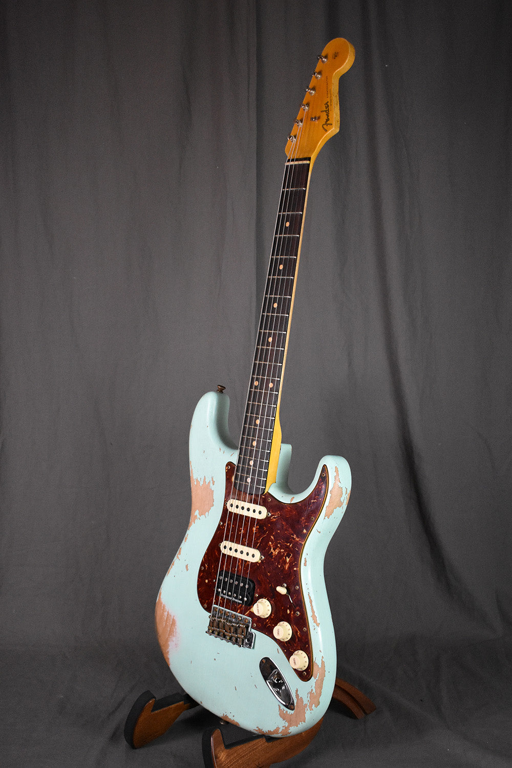 2021 Fender Custom Shop '62 Stratocaster HSS Heavy Relic Surf Green