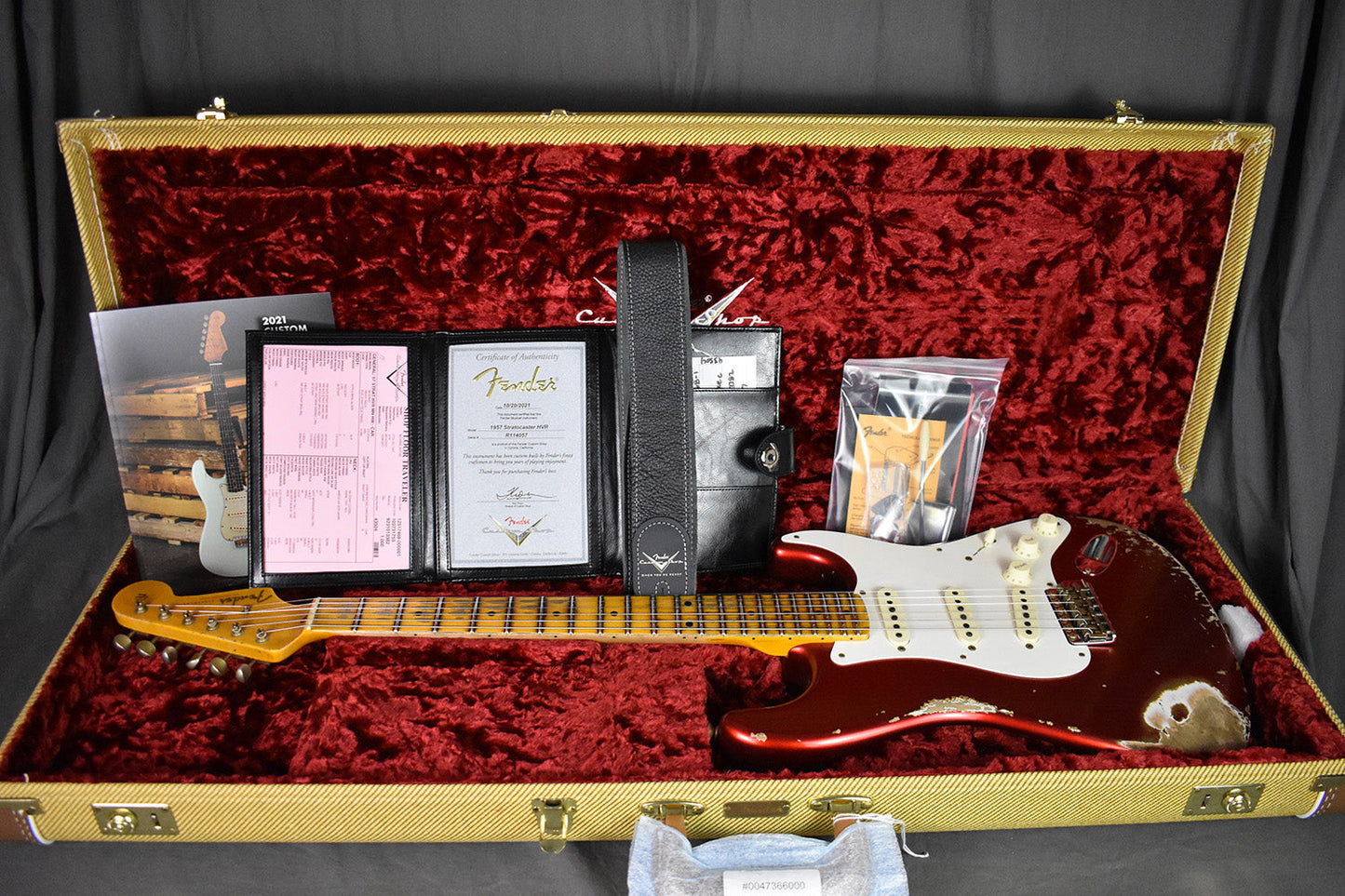 2021 Fender Custom Shop '57 Stratocaster Heavy Relic Candy Apple Red