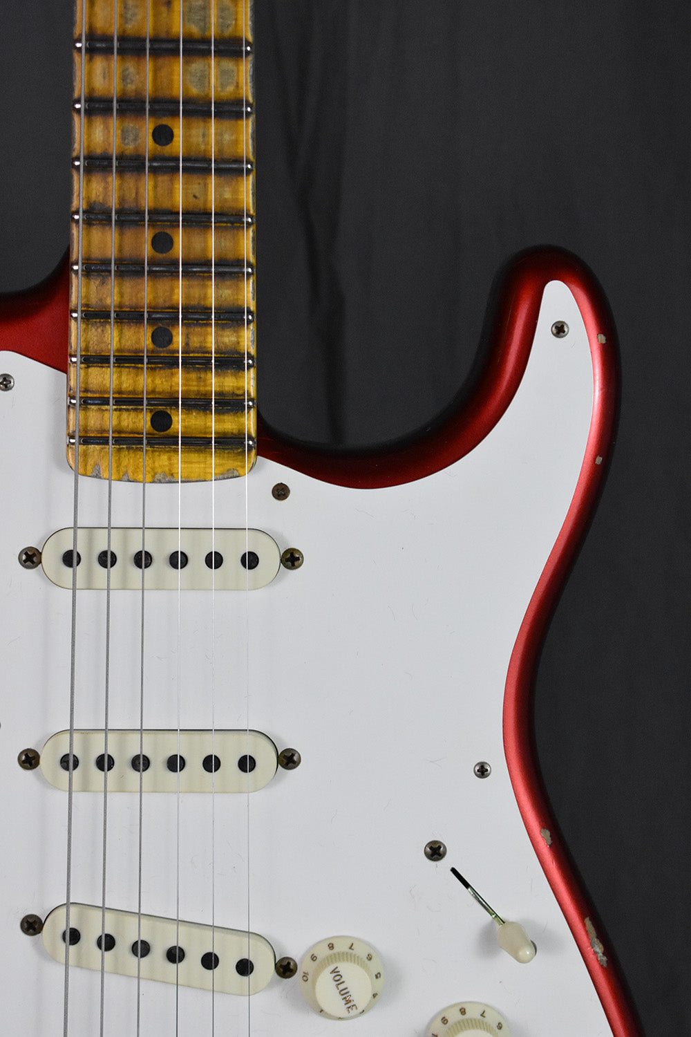2021 Fender Custom Shop '57 Stratocaster Heavy Relic Candy Apple Red