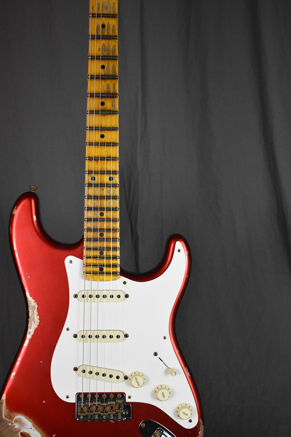 2021 Fender Custom Shop '57 Stratocaster Heavy Relic Candy Apple Red