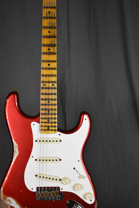 2021 Fender Custom Shop '57 Stratocaster Heavy Relic Candy Apple Red