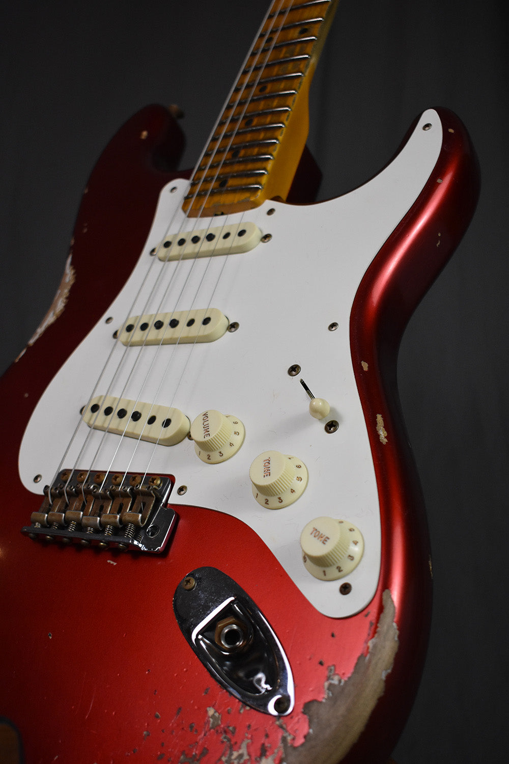 2021 Fender Custom Shop '57 Stratocaster Heavy Relic Candy Apple Red