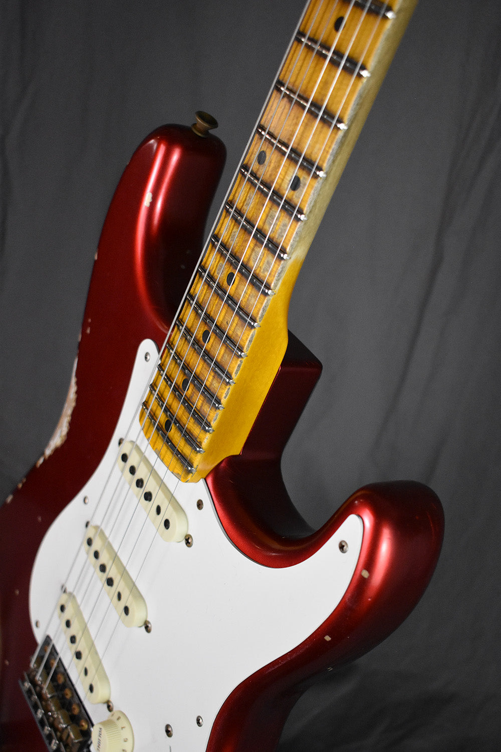 2021 Fender Custom Shop '57 Stratocaster Heavy Relic Candy Apple Red