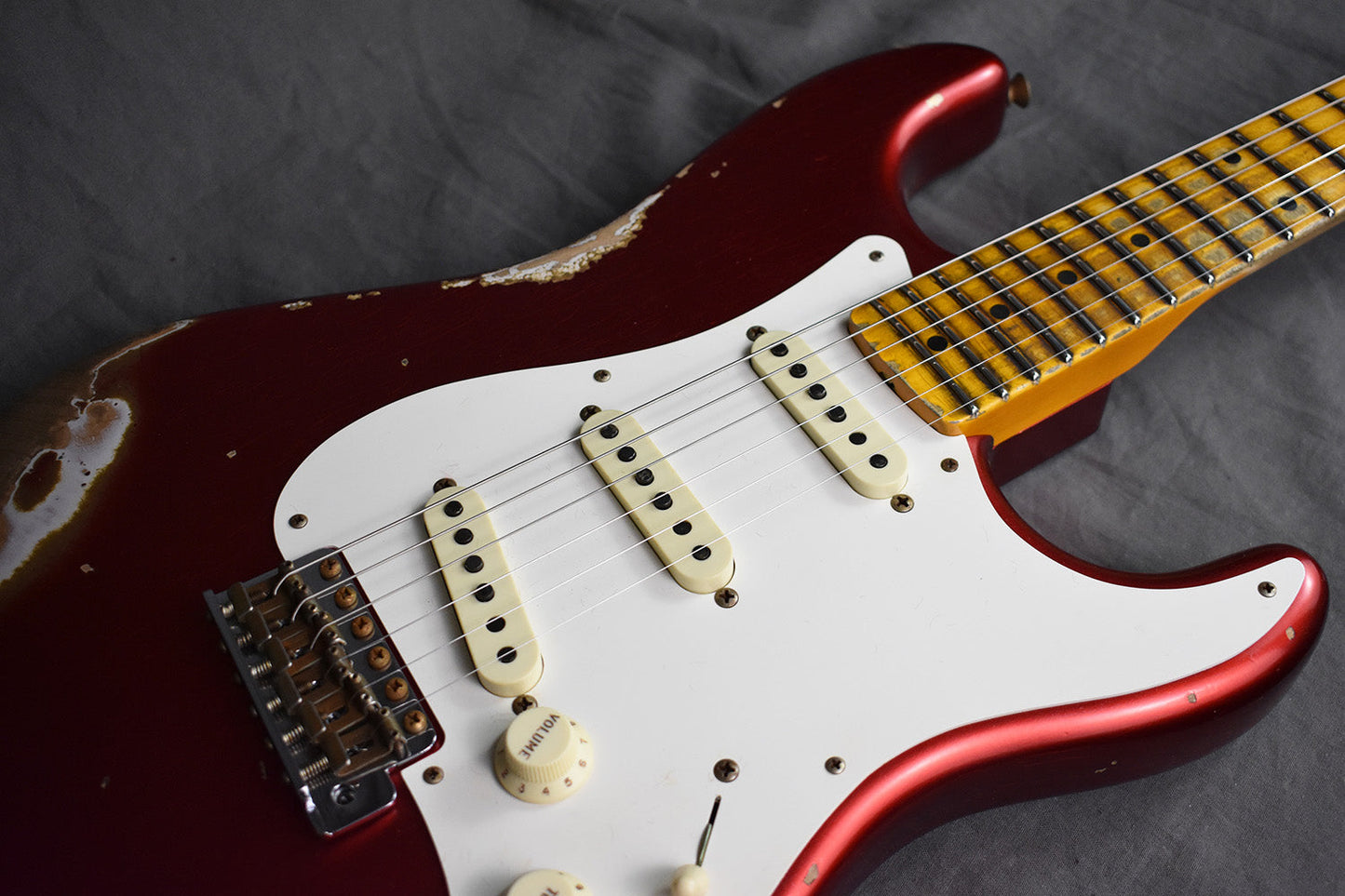 2021 Fender Custom Shop '57 Stratocaster Heavy Relic Candy Apple Red