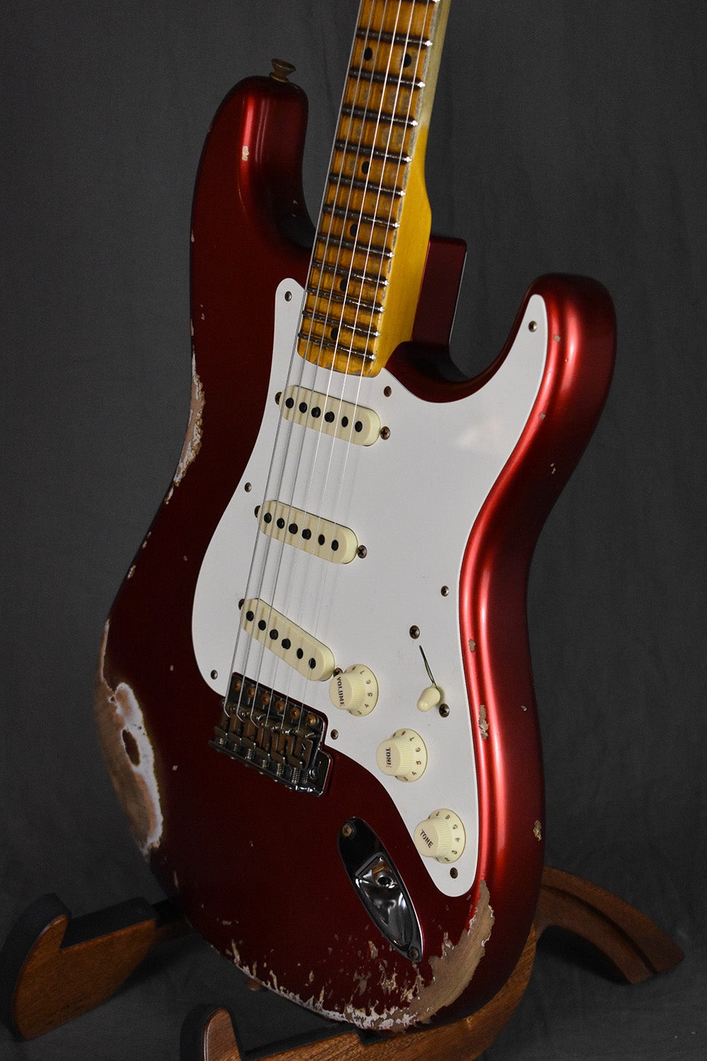 2021 Fender Custom Shop '57 Stratocaster Heavy Relic Candy Apple Red
