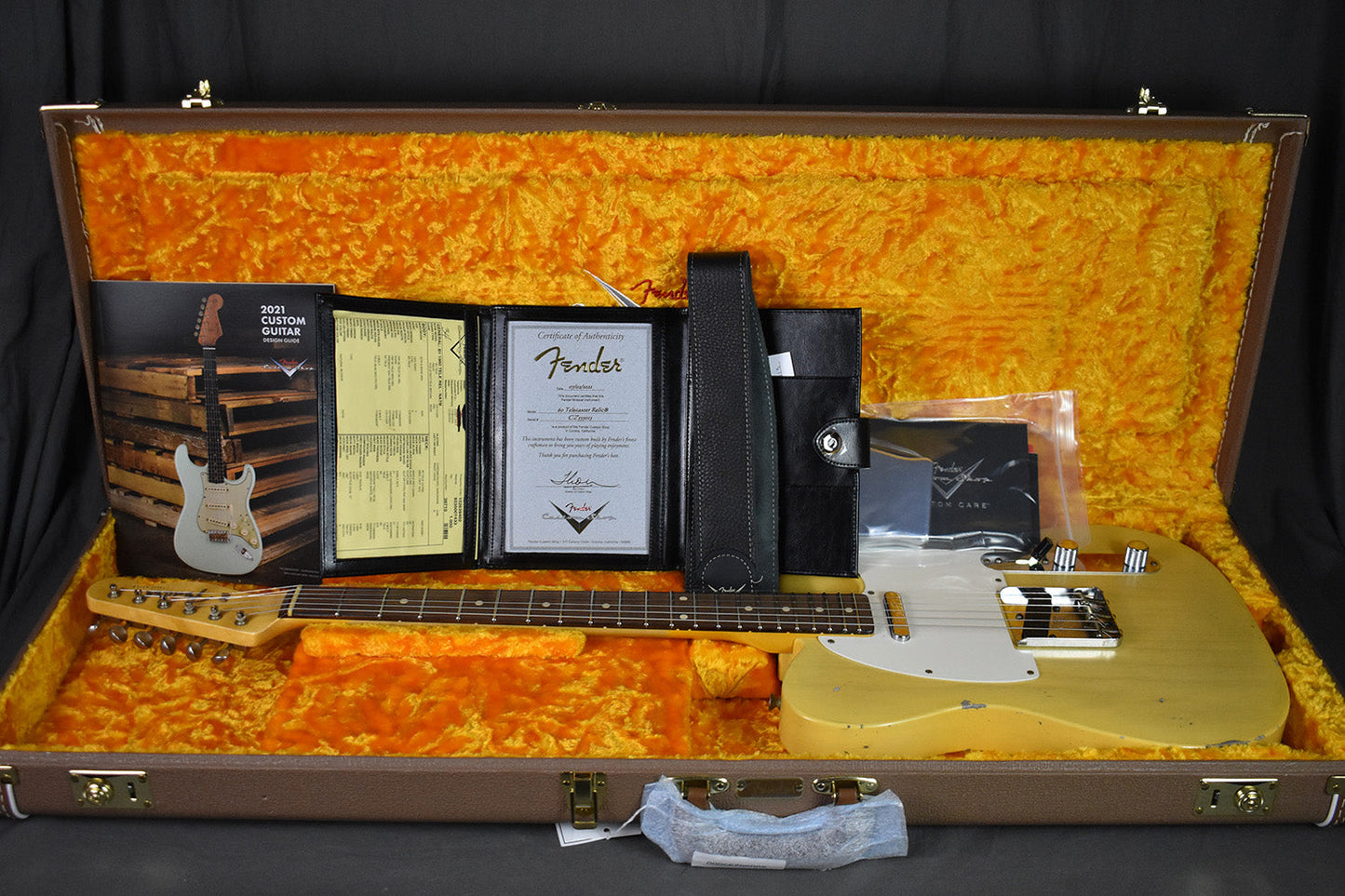 2021 Fender Custom Shop '60 Telecaster Relic Natural Blonde
