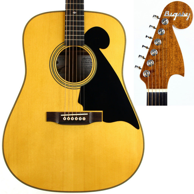 2008 Martin D-28M Merle Travis - Bigsby Headstock, Madagascar Rosewood, Gretsch, Signature Model