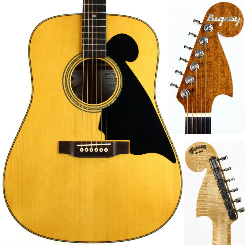 2008 Martin D-28M Merle Travis - Bigsby Headstock, Madagascar Rosewood, Gretsch, Signature Model