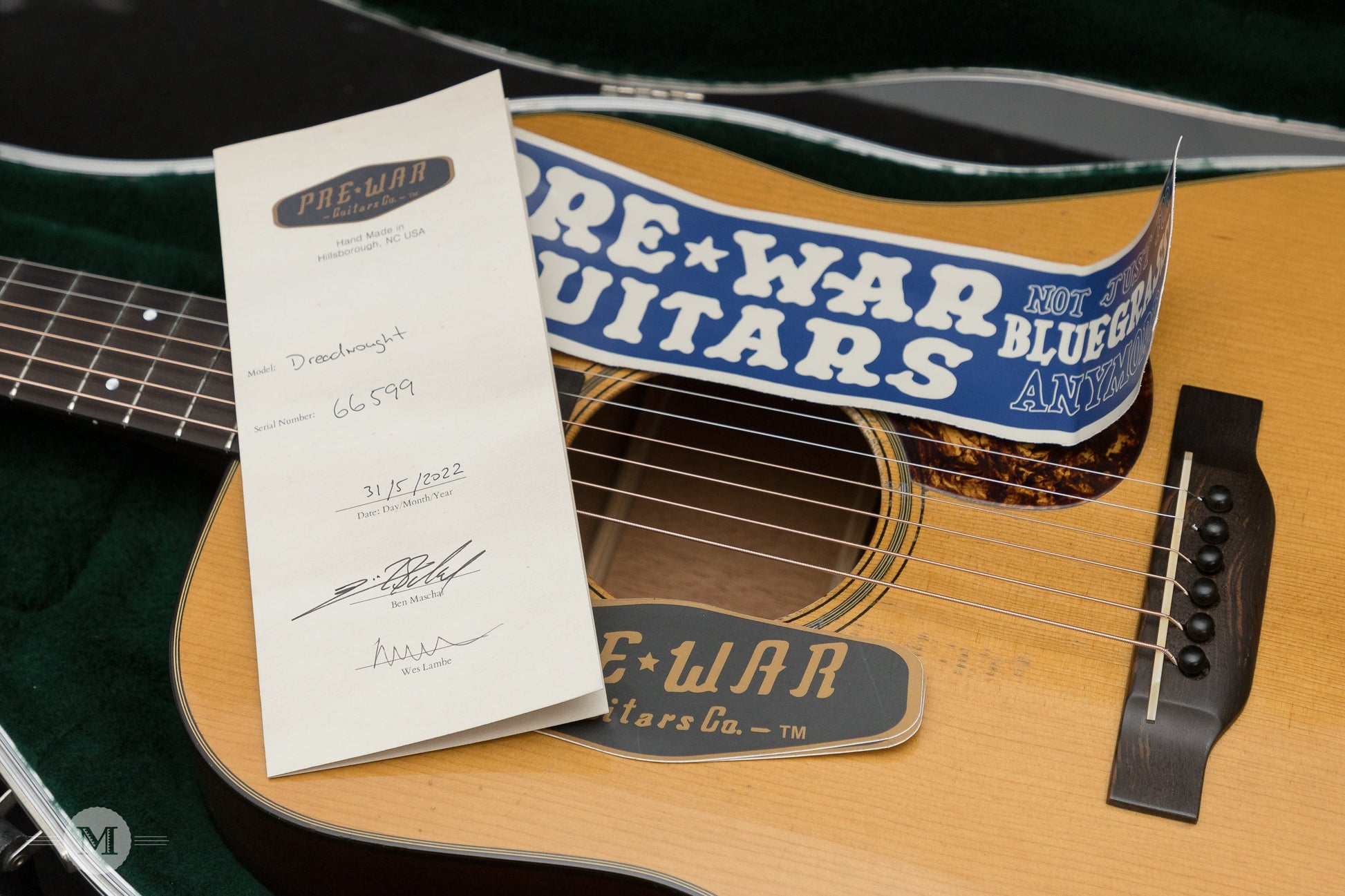 Pre-War Acoustic Guitars - 2022 Mahogany Dreadnought - Used