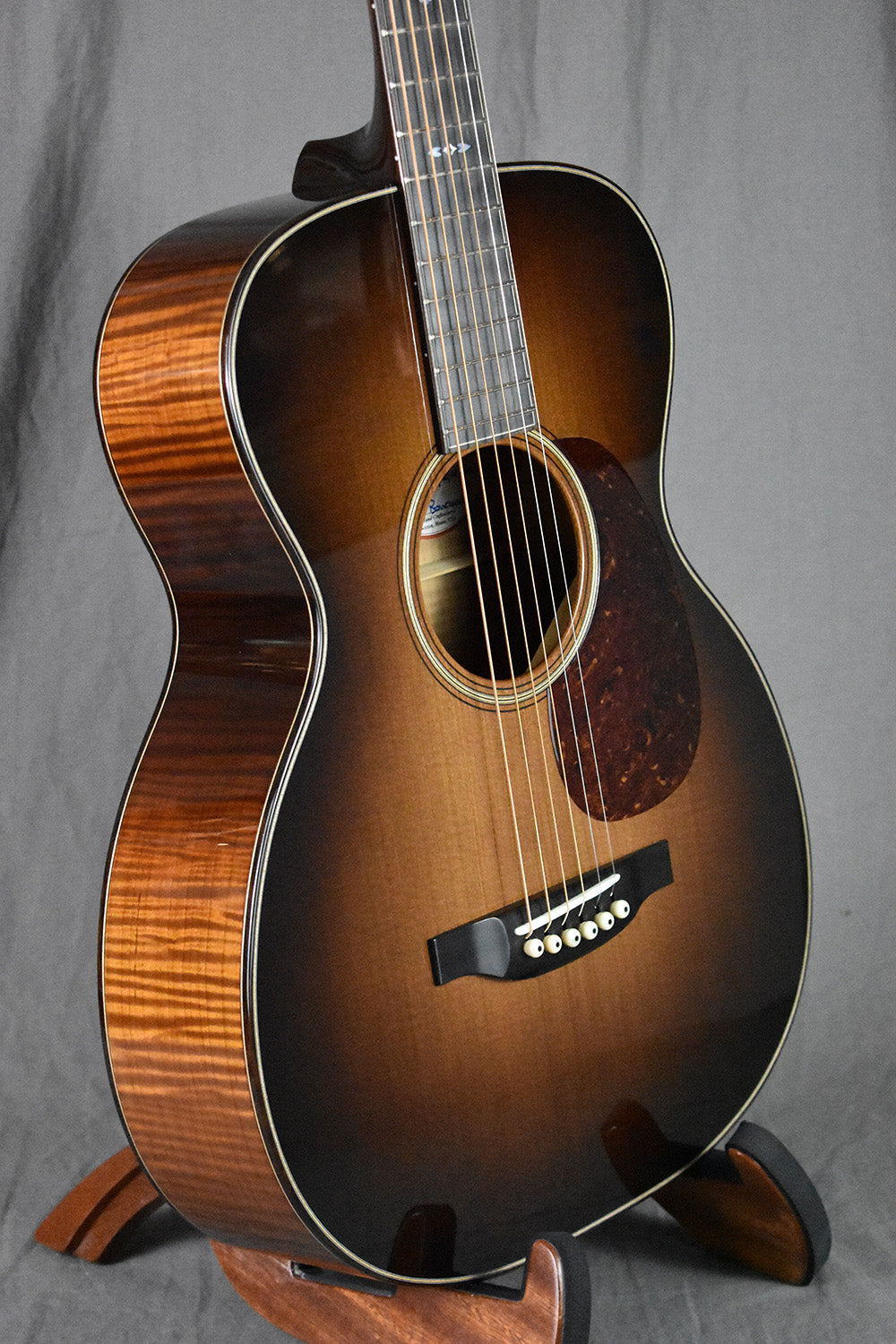 Bourgeois 00-12 Custom "The Coupe" Redwood/Flame Maple Sunburst