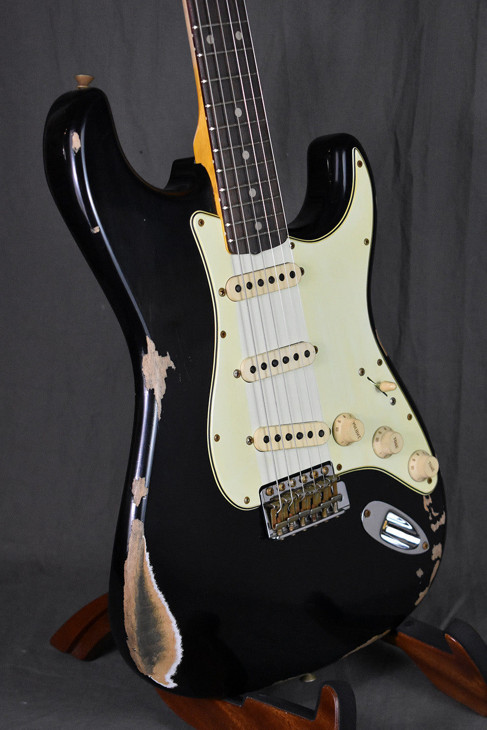 2022 Fender Custom Shop '60 Stratocaster Heavy Relic Black