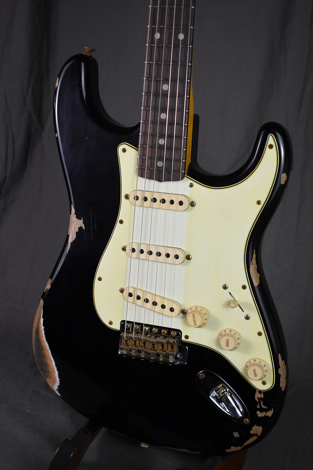 2022 Fender Custom Shop '60 Stratocaster Heavy Relic Black