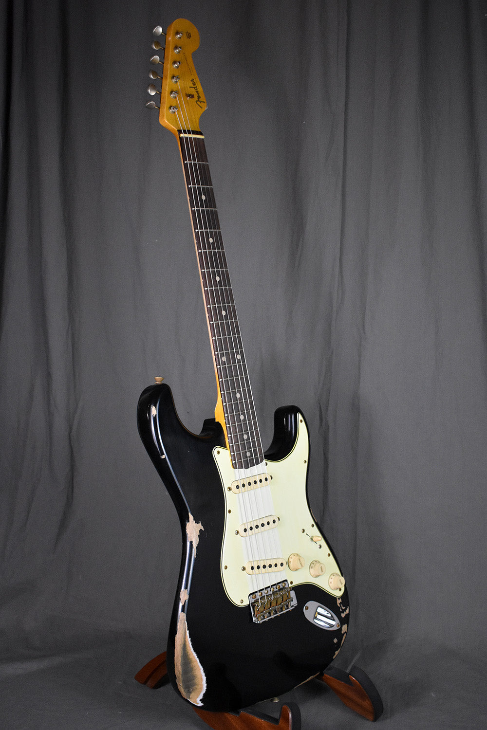 2022 Fender Custom Shop '60 Stratocaster Heavy Relic Black