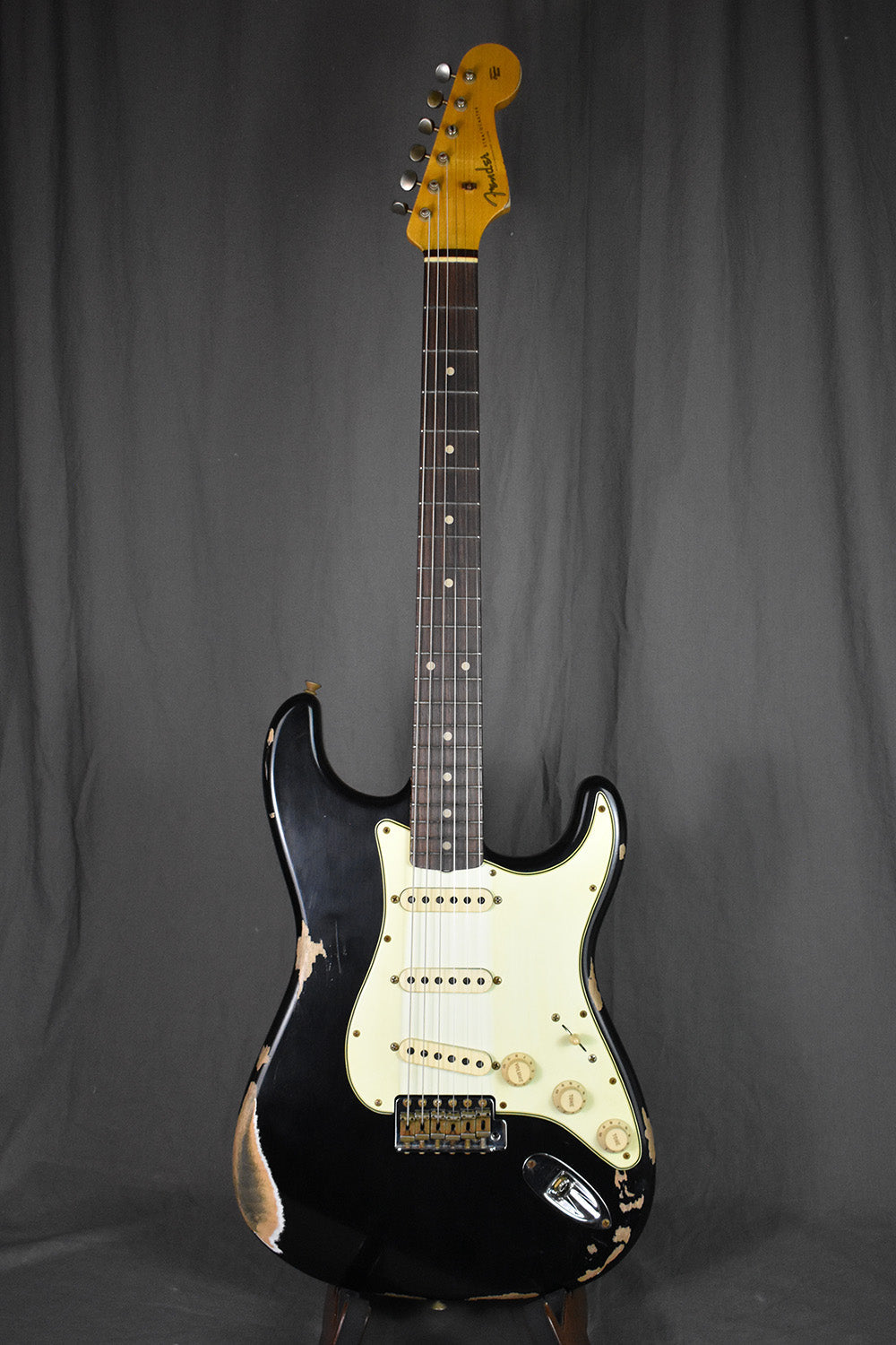 2022 Fender Custom Shop '60 Stratocaster Heavy Relic Black