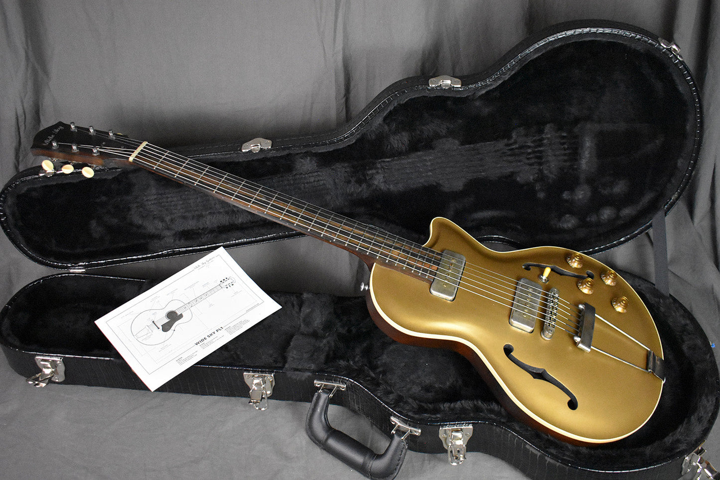 2022 Wide Sky P125 Cutaway Gold Top