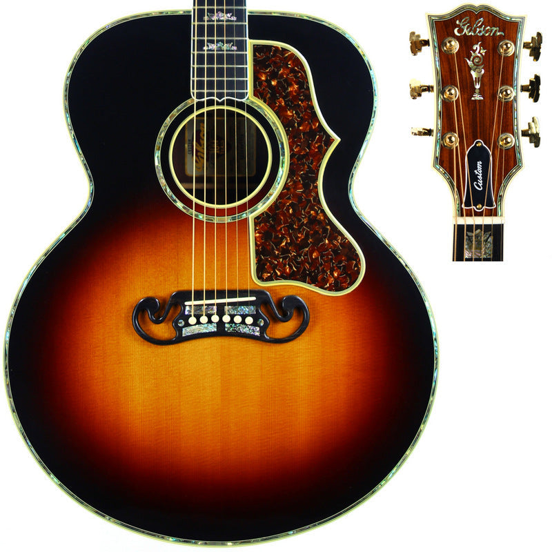 1994 Gibson Custom Shop REN FERGUSON Custom SJ-200 ROSEWOOD - J200, Signed Label, Jumbo Flat Top Acoustic, ABALONE!!