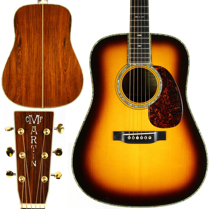 2001 Martin D-45 GE Golden Era Brazilian Rosewood - RARE Sunburst D-45GE Dreadnought, Adi Top d-28
