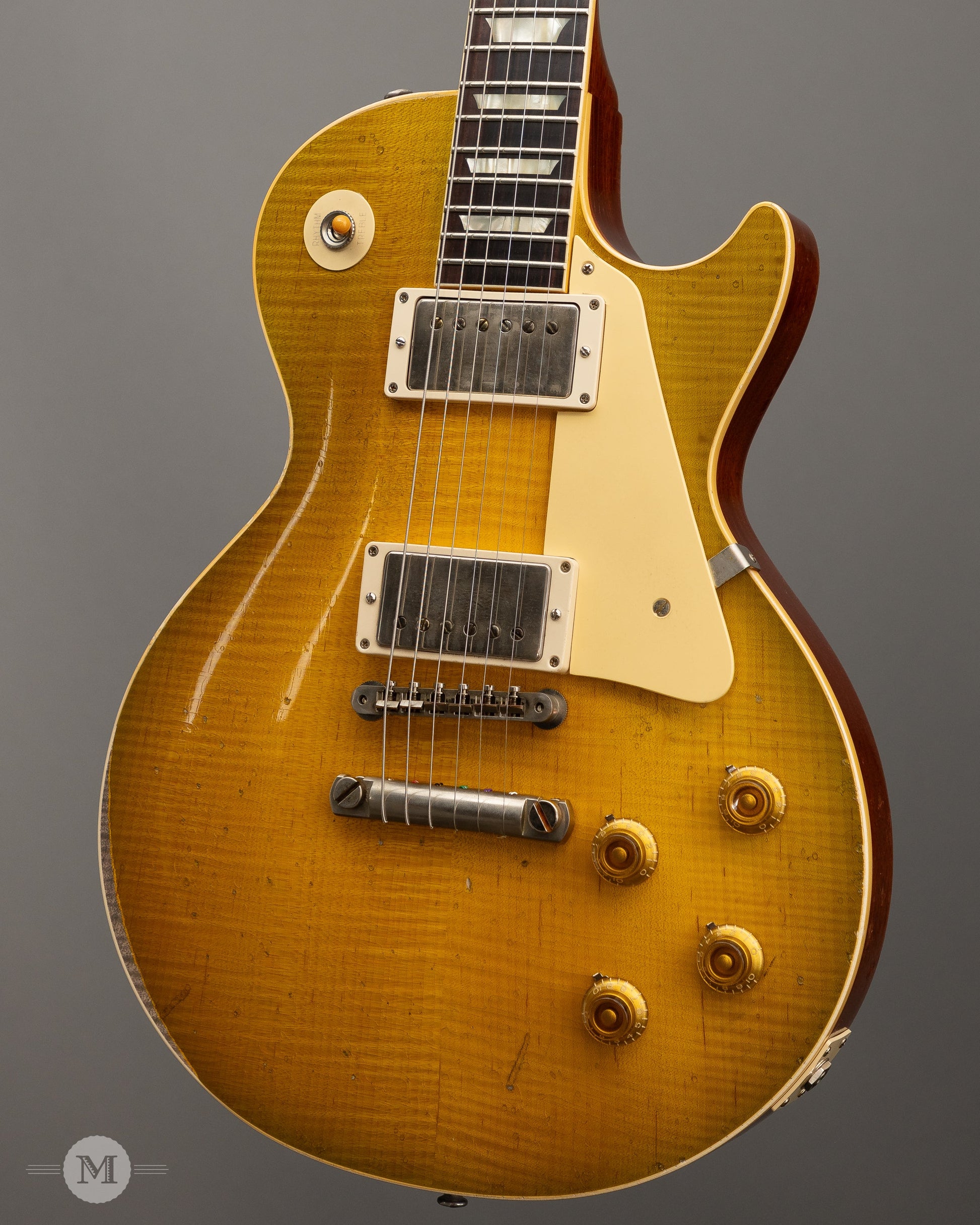 Gibson Electric Guitars - 2023 Murphy Lab 1959 Les Paul Standard Green Lemon Fade Heavy Aged - Used