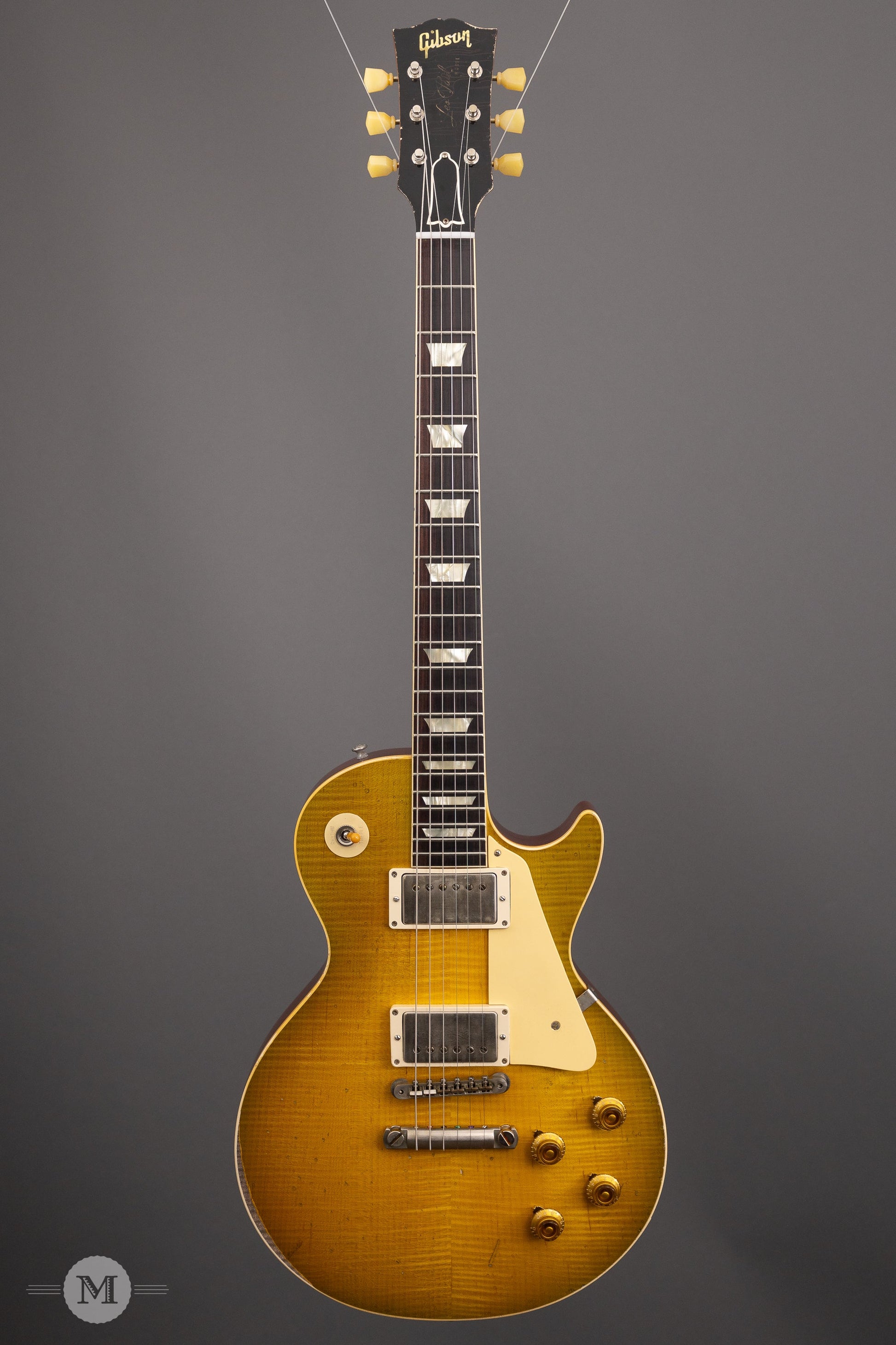 Gibson Electric Guitars - 2023 Murphy Lab 1959 Les Paul Standard Green Lemon Fade Heavy Aged - Used