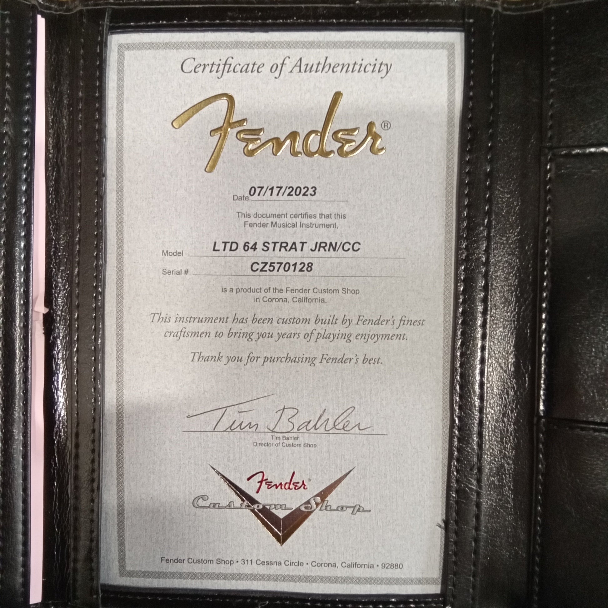Fender Custom Shop Limited 1964 Stratocaster Journeyman Relic - Inca Silver