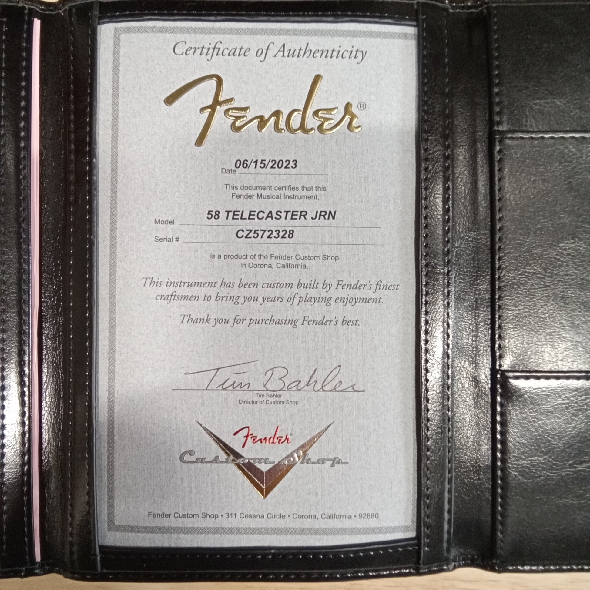 Fender Custom Shop 1958 Telecaster Journeyman Relic - Aged HLE Gold