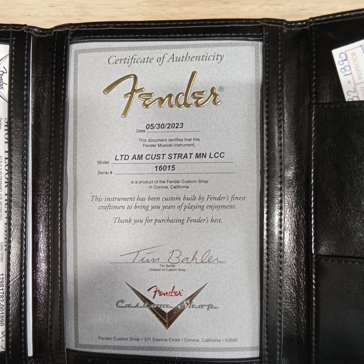 Fender Custom Shop Limited American Custom Stratocaster Deluxe Closet Classic - Vintage Blonde