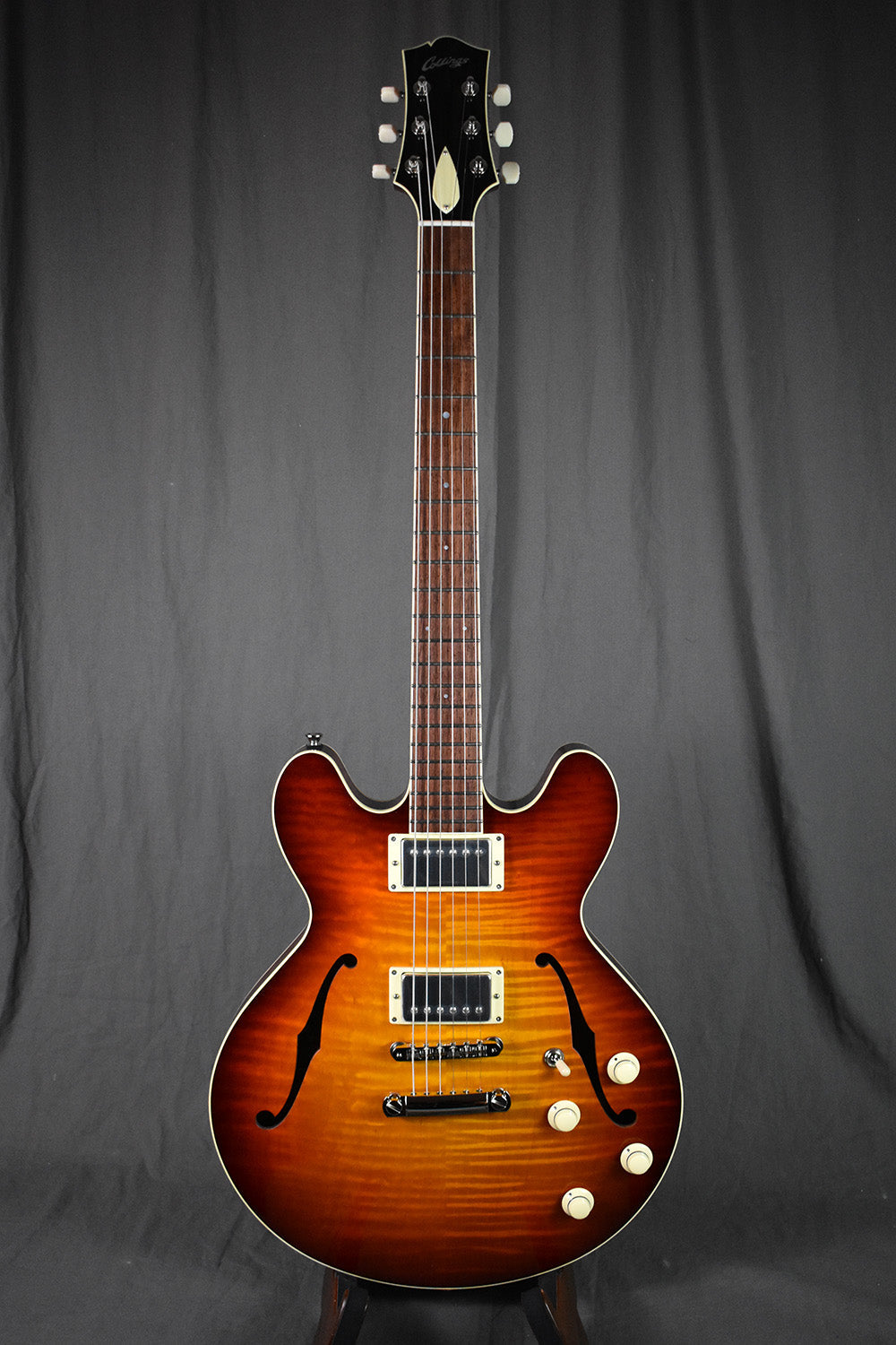 Collings I-35 Deluxe Dark Cherry Sunburst