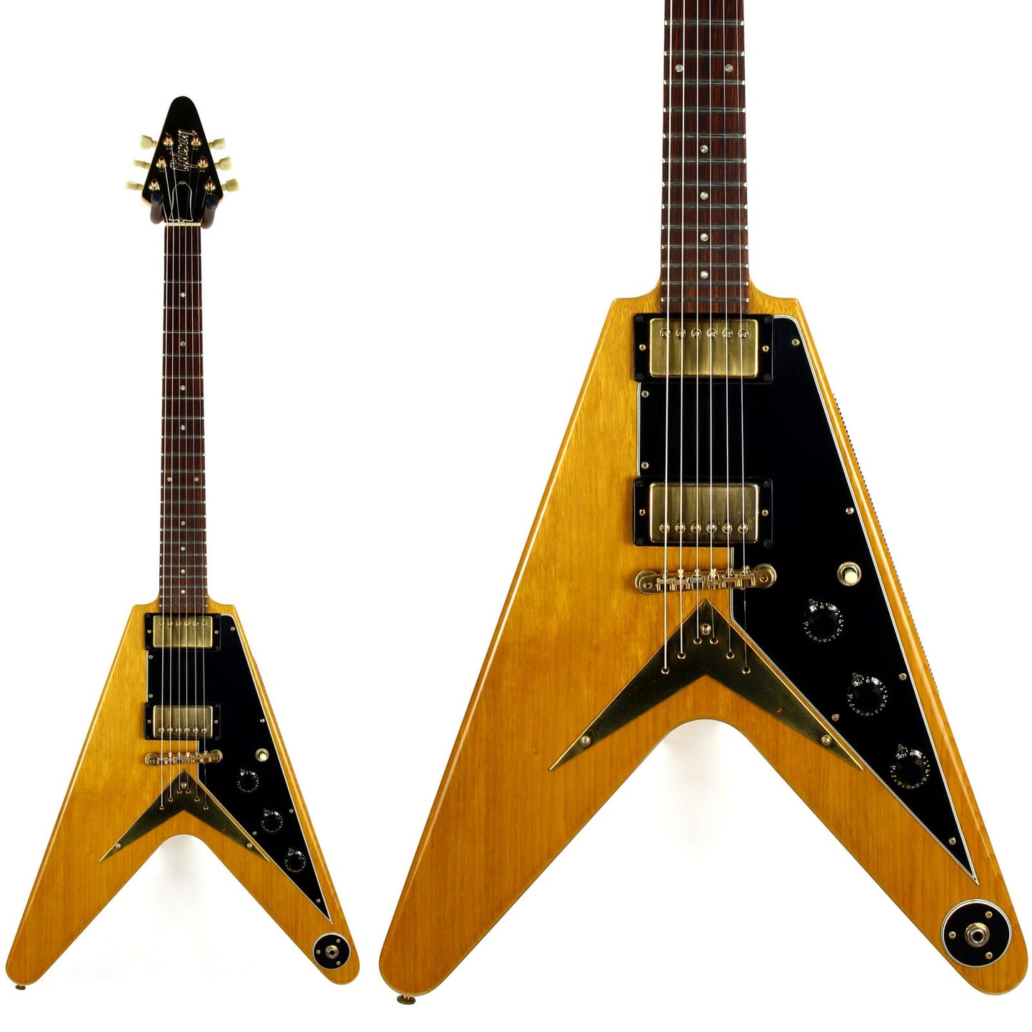 MINTY! 1983 Gibson Flying V Natural KORINA Heritage Series 1958 Reissue w/ OHSC! explorer 58 vee custom shop