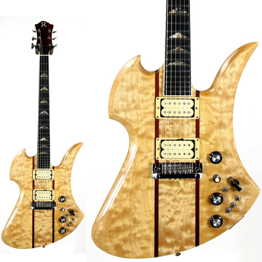 1999 BC Rich USA Mockingbird Supreme Deluxe Electric Guitar | Quilted Maple Top, Bernie Rico Signed