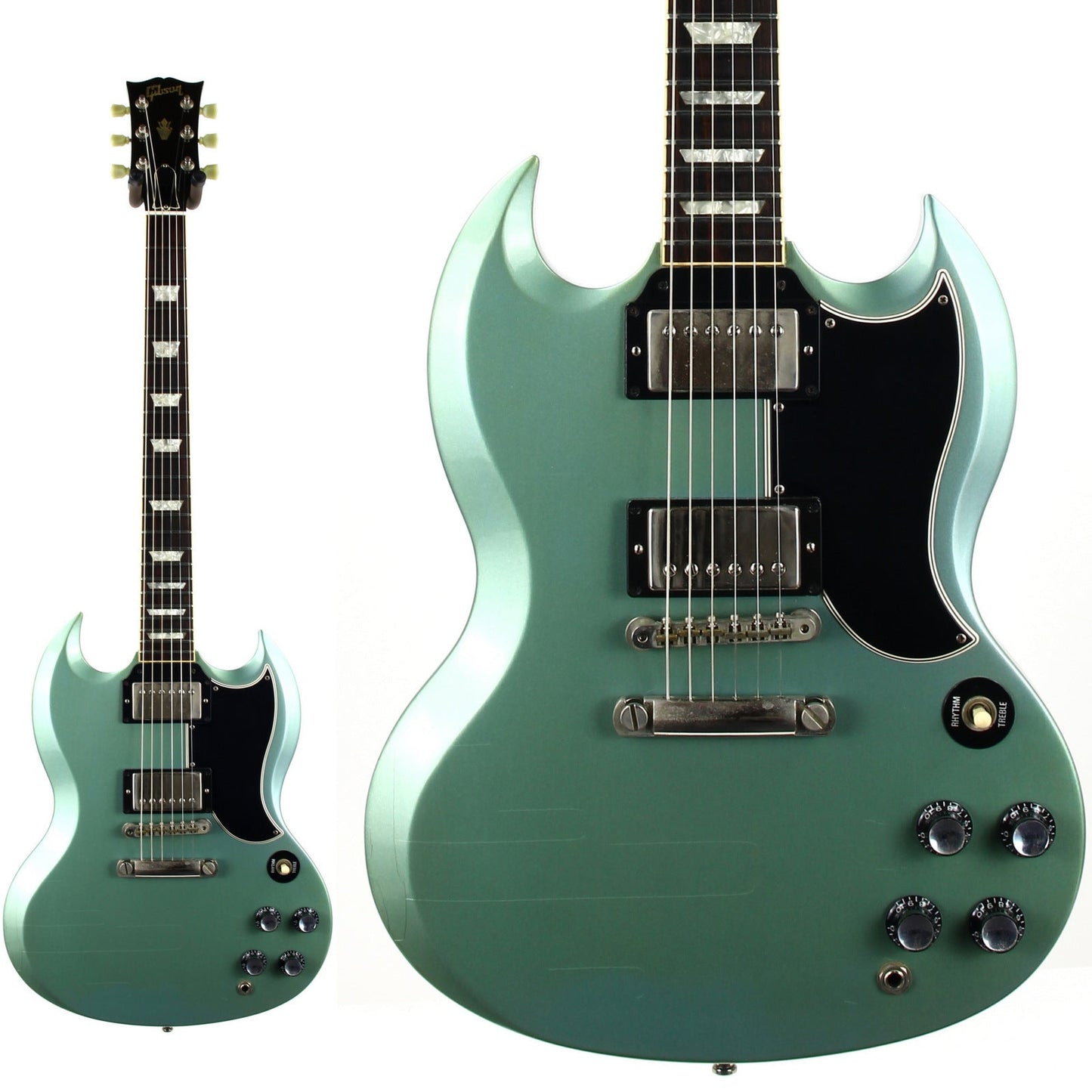 1997 Gibson Custom Shop '61 SG Standard Faded Pelham Blue Reissue 1961 | Les Paul Historic, VERY RARE!