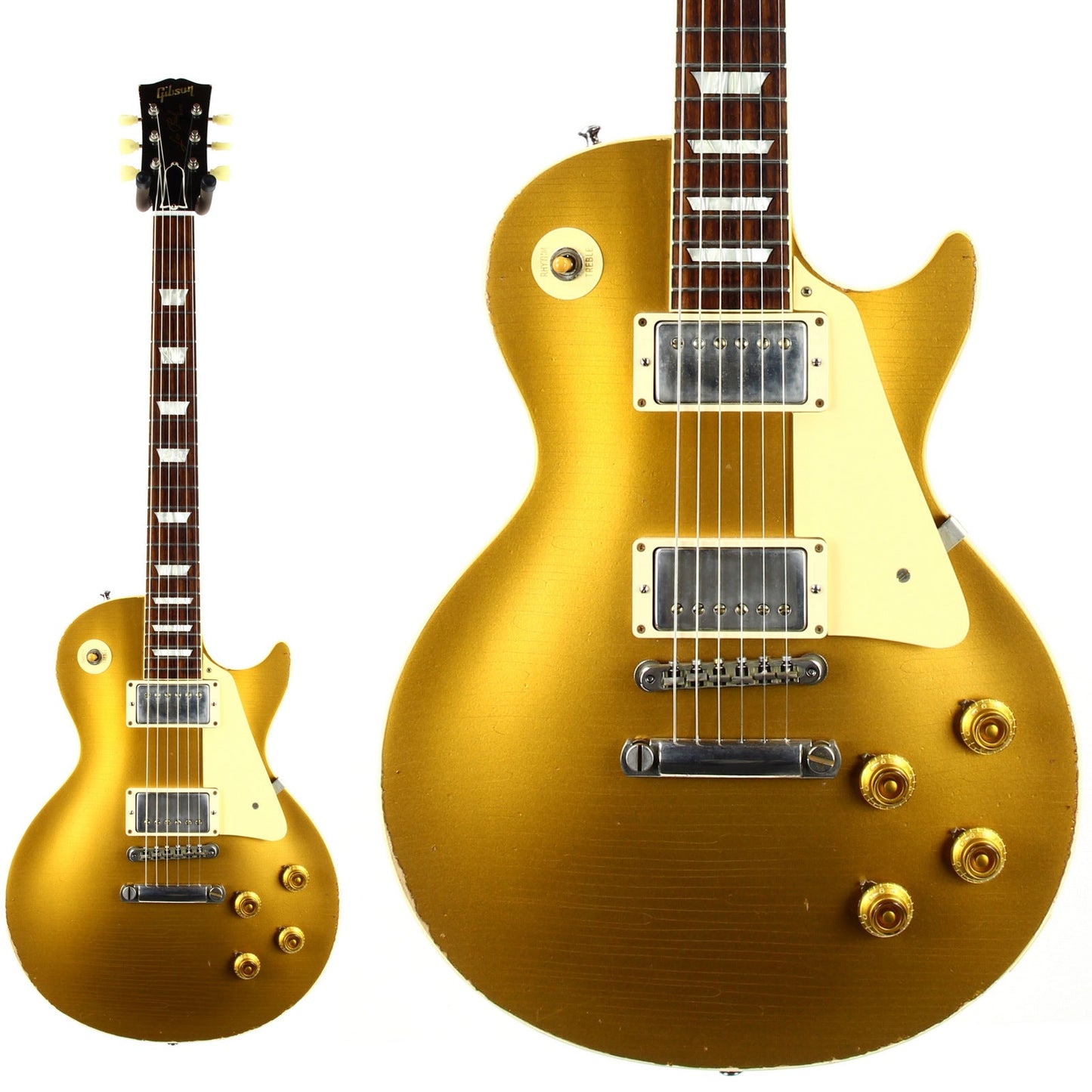2018 Gibson Custom Shop '57 Les Paul Standard Goldtop HEAVY AGED! 1957 Historic Reissue r7, pre murphy lab