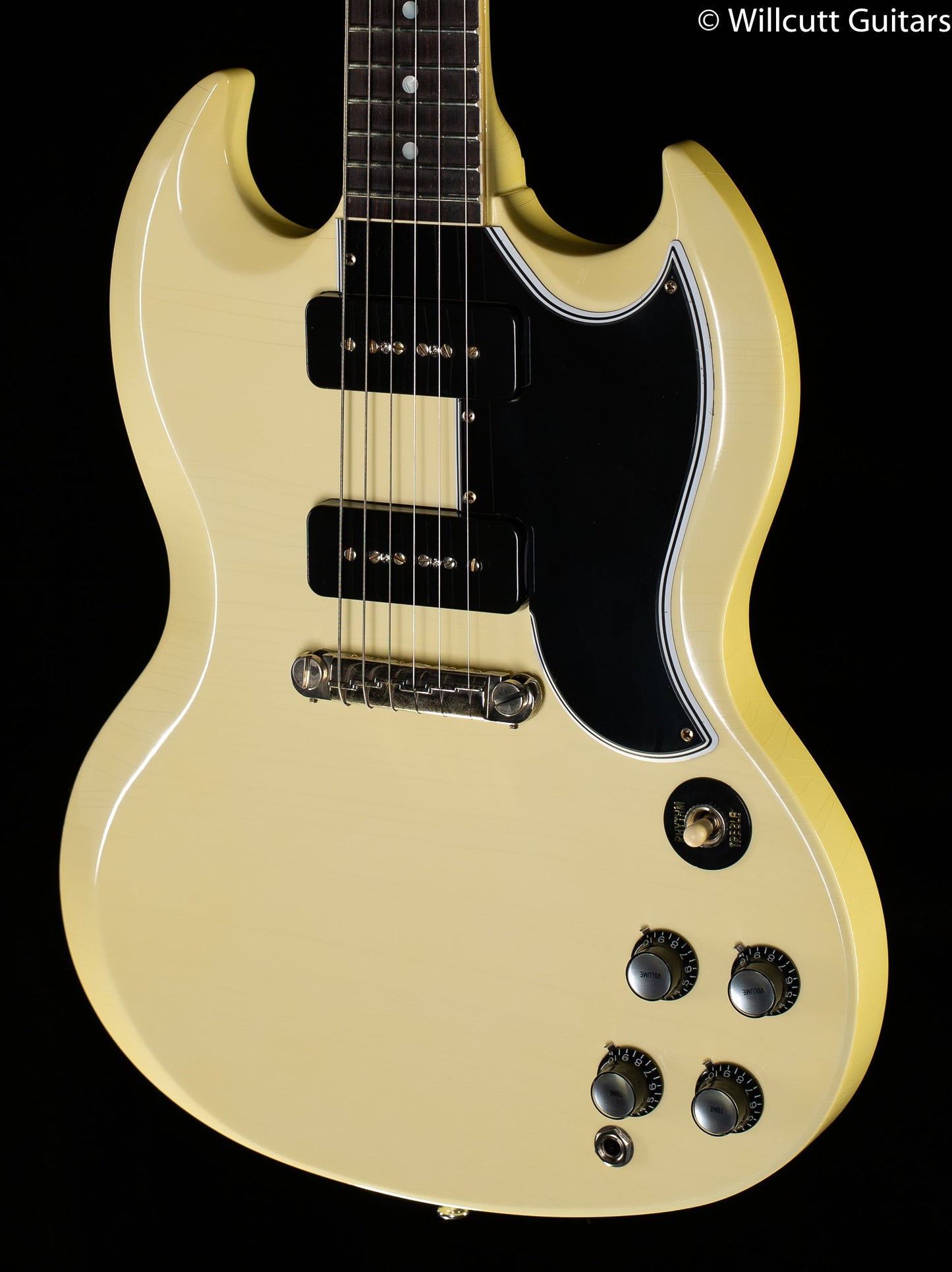 Gibson Custom Shop 1963 SG Special Murphy Lab Ultra Light Aged Classic White (413)