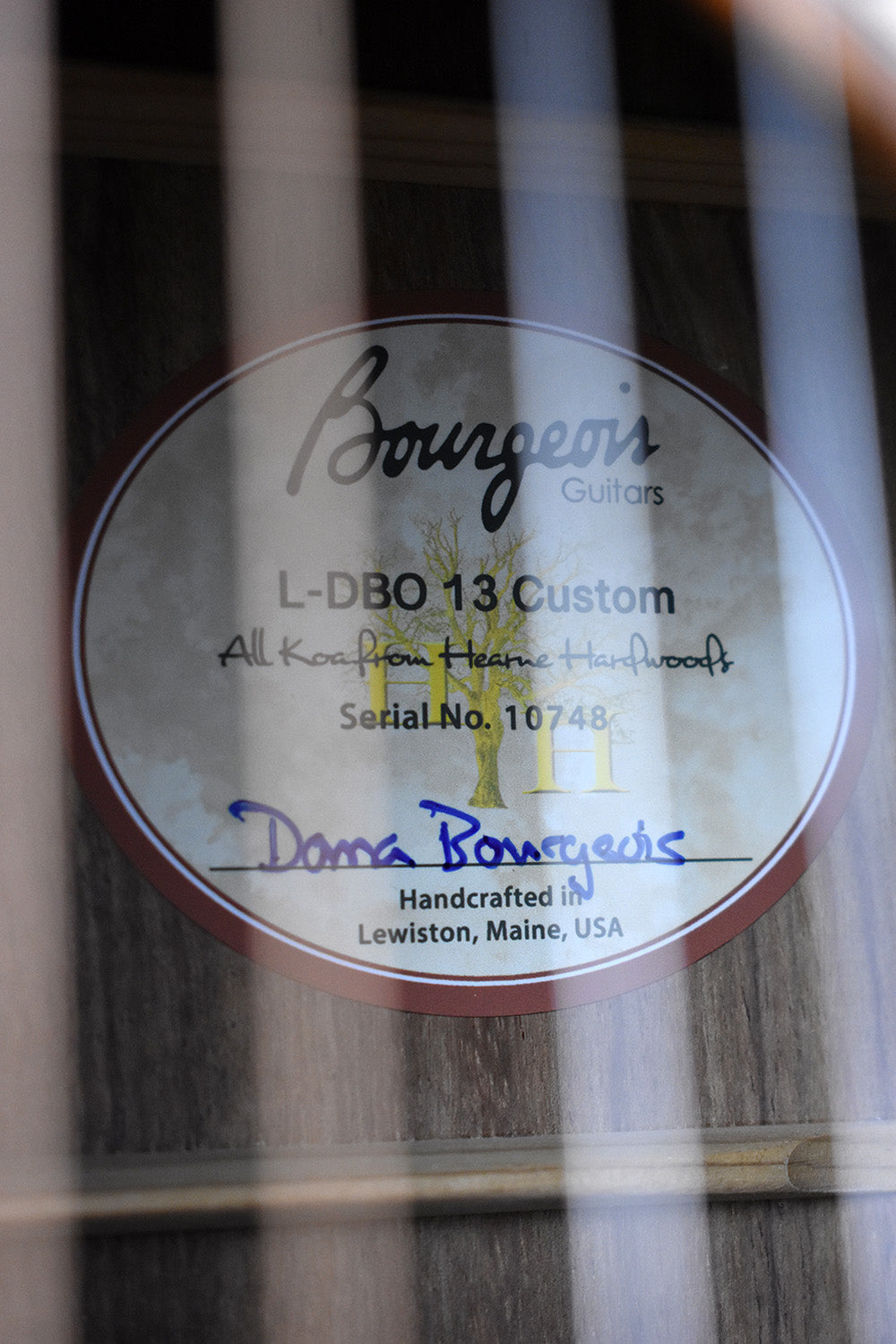 Bourgeois L-DBO 13 Custom Hearne Hardwoods All-Koa