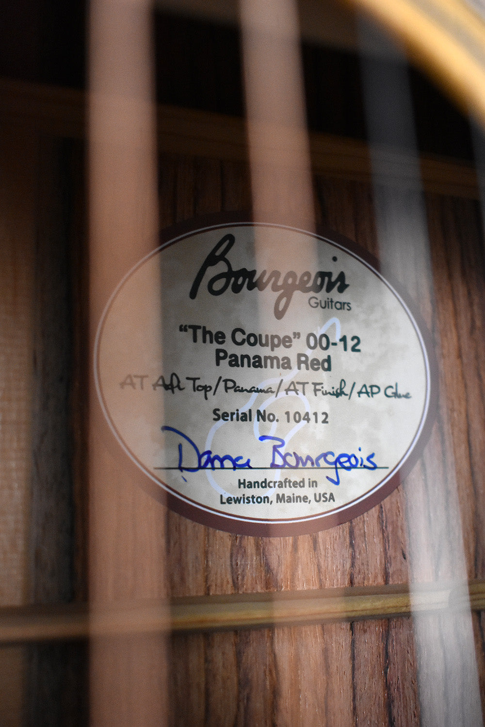 Bourgeois "The Coupe" 00-12 Panama Red